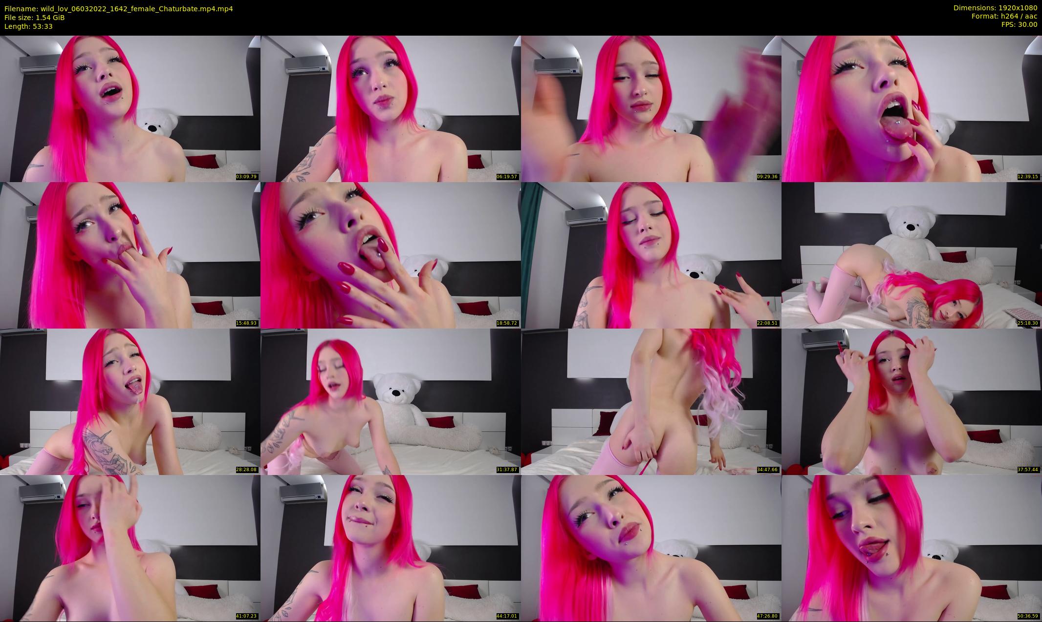 wild_lov — 54 minute Chaturbate female cam show recording, 1080p, Mar 6, 2022