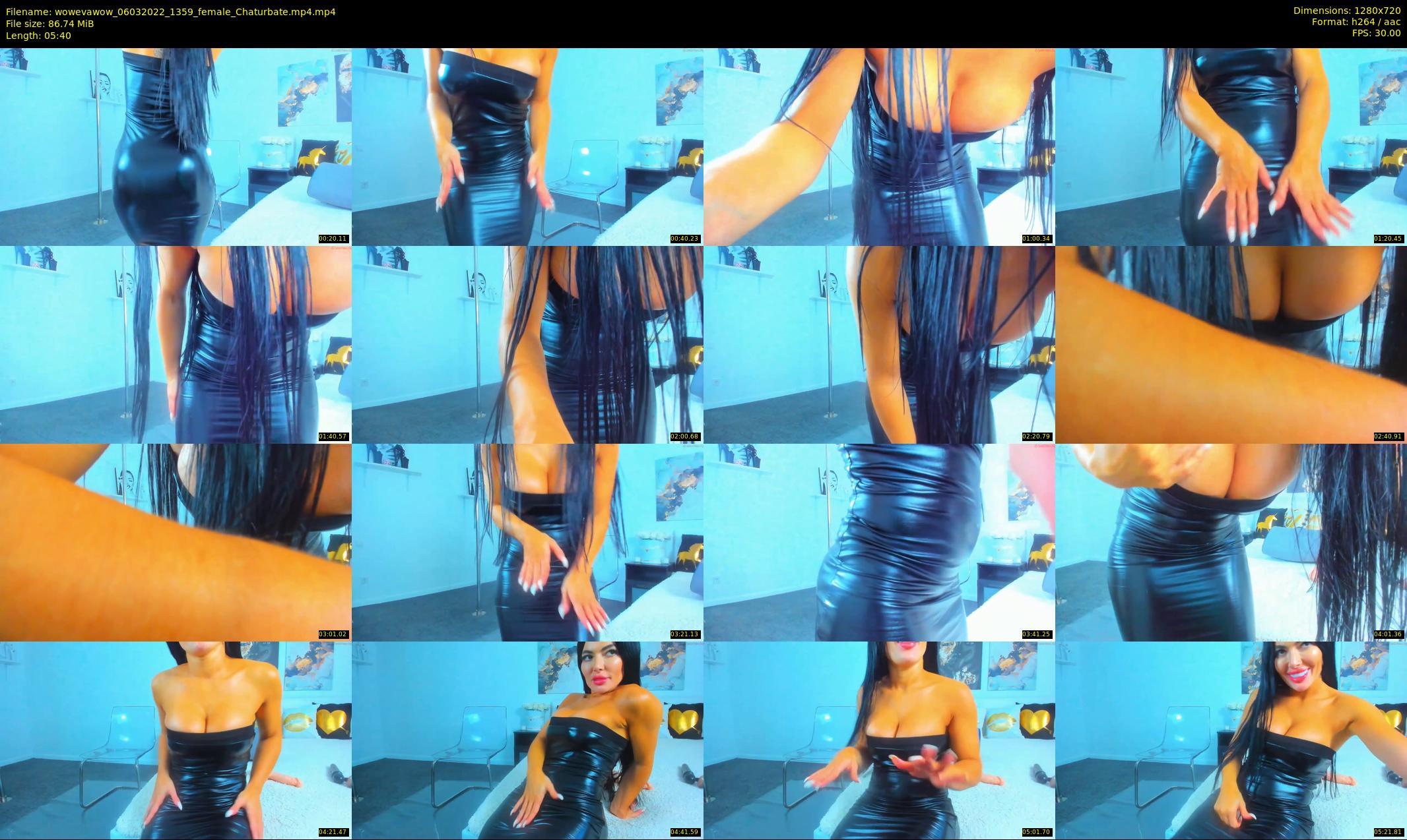 wowevawow — 6 minute Chaturbate female cam show recording, 720p, Mar 6, 2022