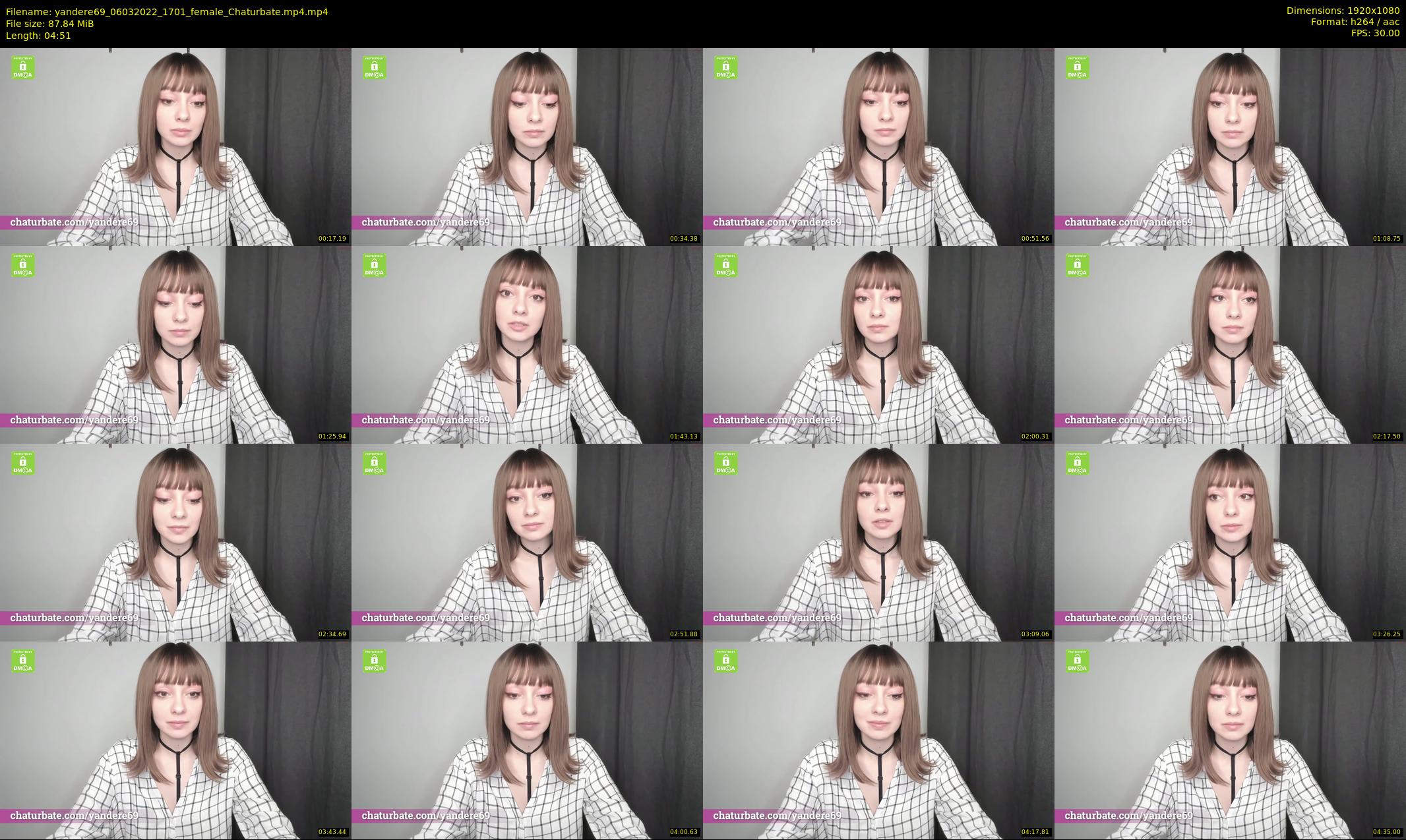 yandere69 — 5 minute Chaturbate female cam show recording, 1080p, Mar 6, 2022
