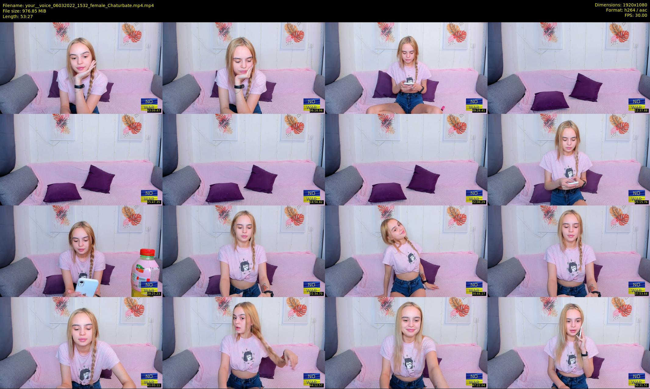 your__voice — 54 minute Chaturbate female cam show recording, 1080p, Mar 6, 2022