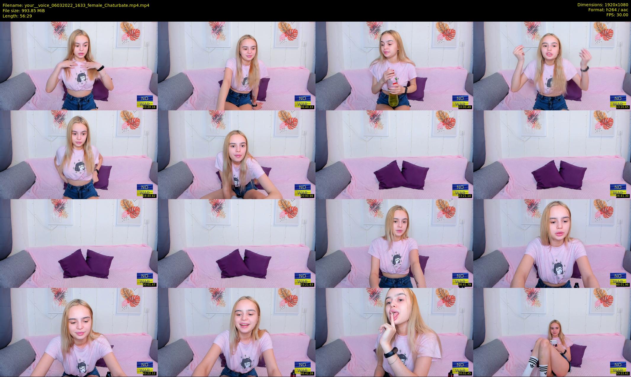 your__voice — 57 minute Chaturbate female cam show recording, 1080p, Mar 6, 2022