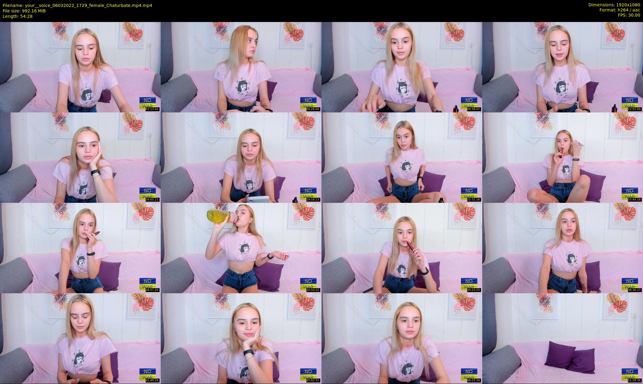 your__voice — 55 minute Chaturbate female cam show recording, 1080p, Mar 6, 2022