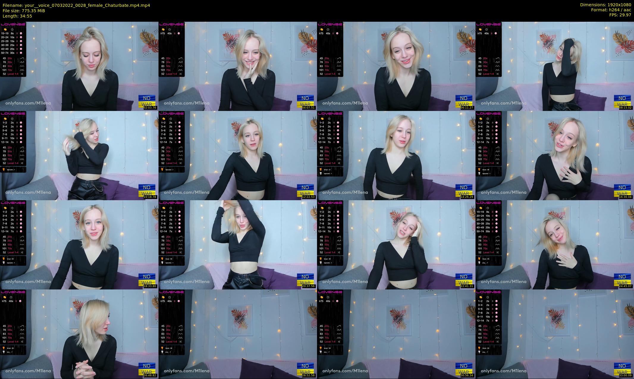 your__voice — 35 minute Chaturbate female cam show recording, 1080p, Mar 7, 2022