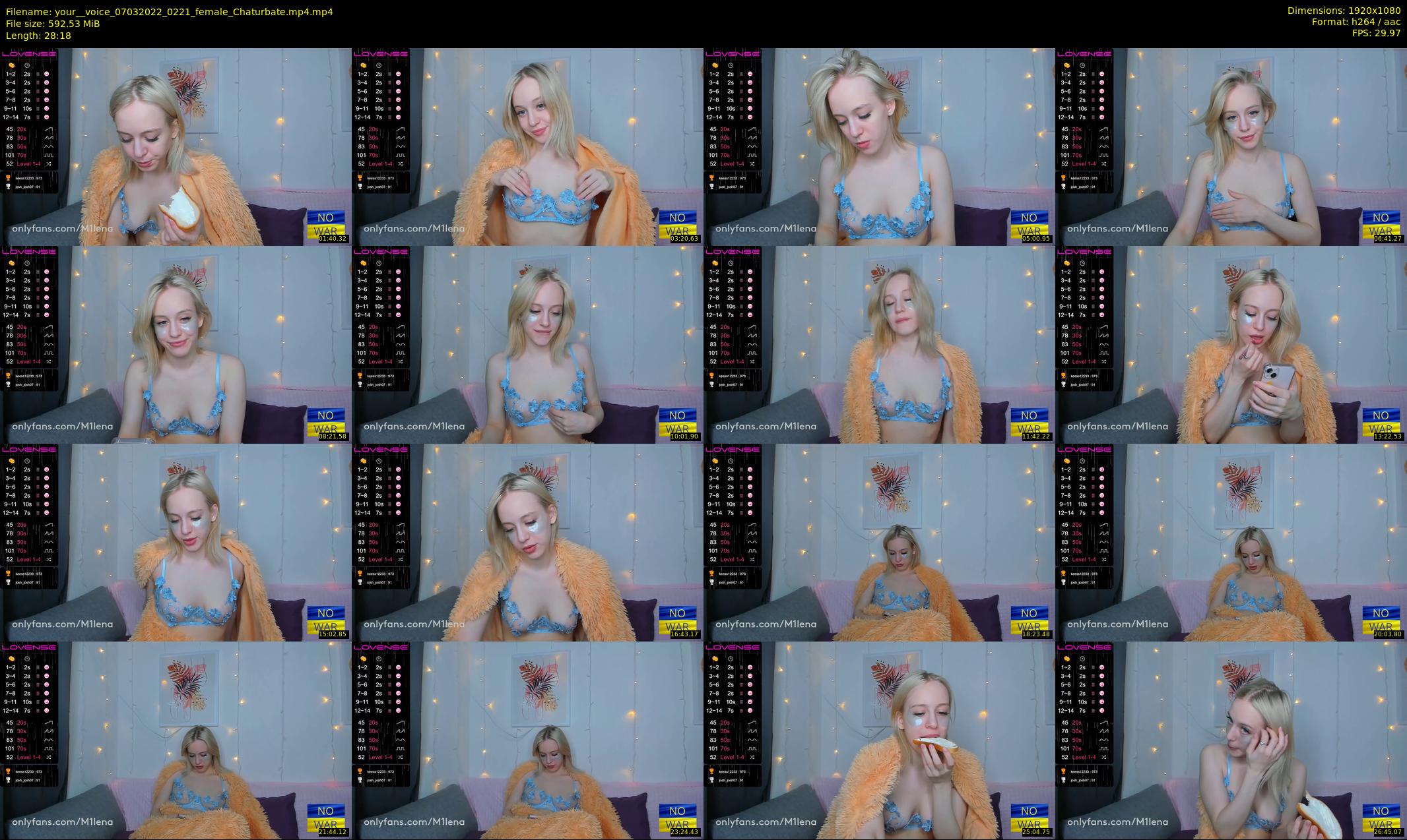 your__voice — 29 minute Chaturbate female cam show recording, 1080p, Mar 7, 2022