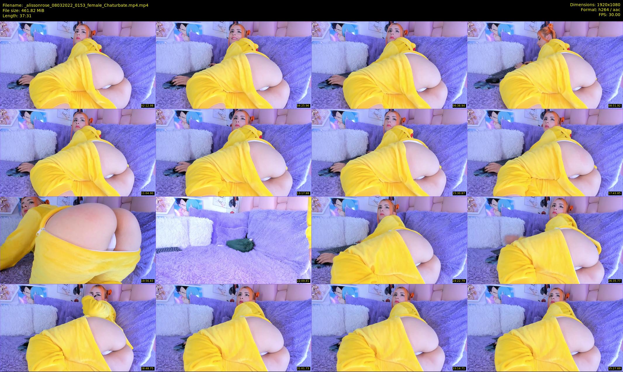 _alissonrose — 38 minute Chaturbate female cam show recording, 1080p, Mar 8, 2022