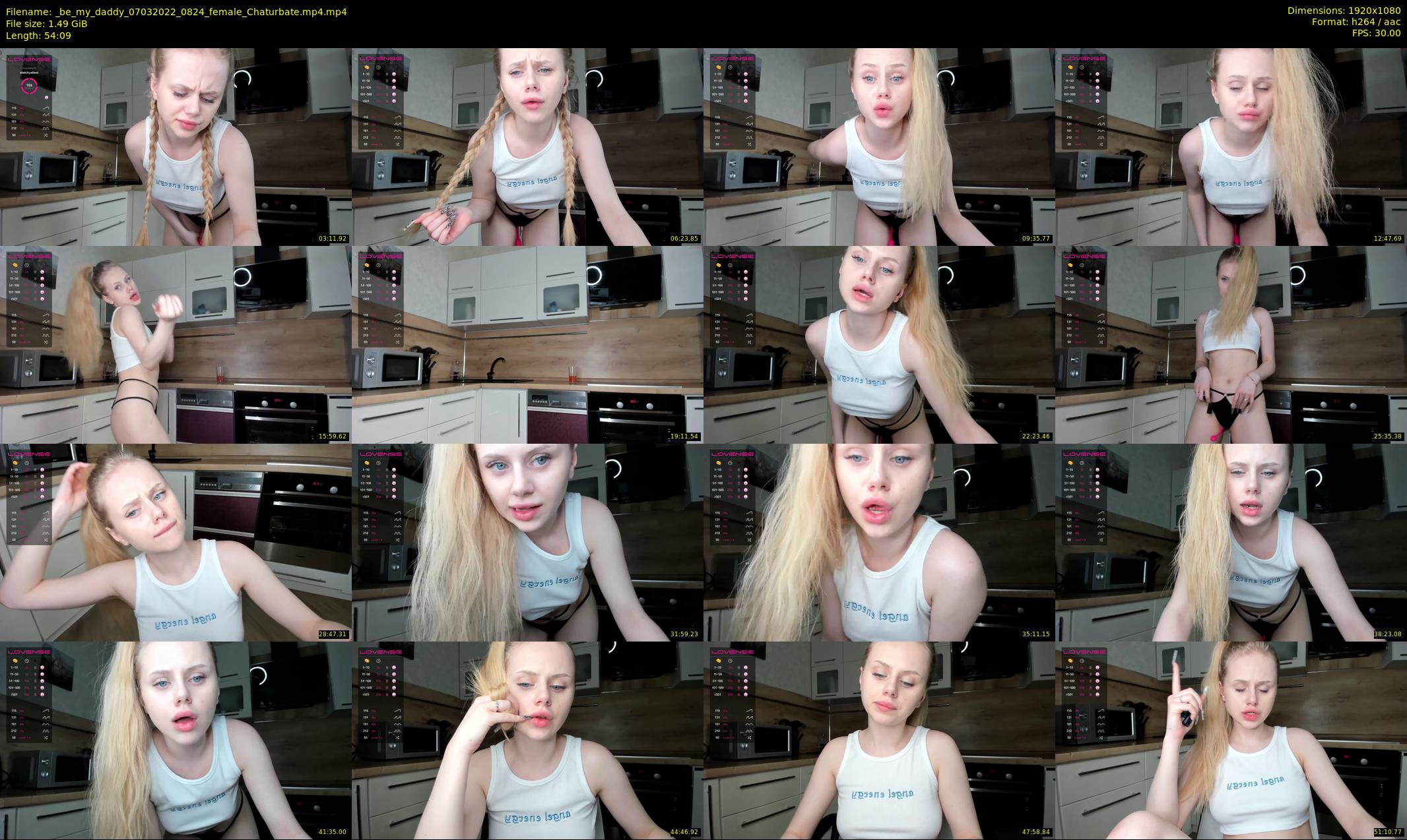 _be_my_daddy — 55 minute Chaturbate female cam show recording, 1080p, Mar 7, 2022