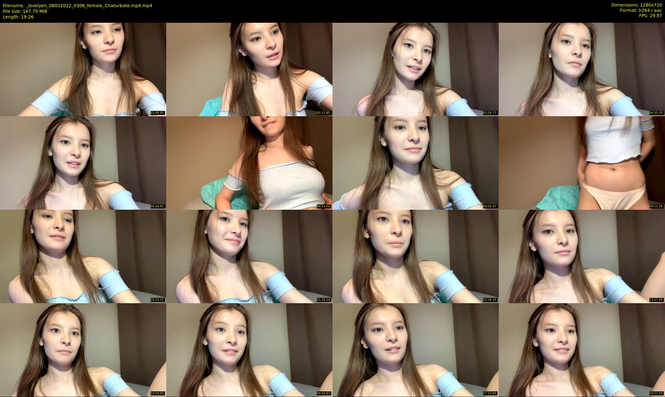 _lovelyen — 20 minute Chaturbate female cam show recording, 720p, Mar 8, 2022