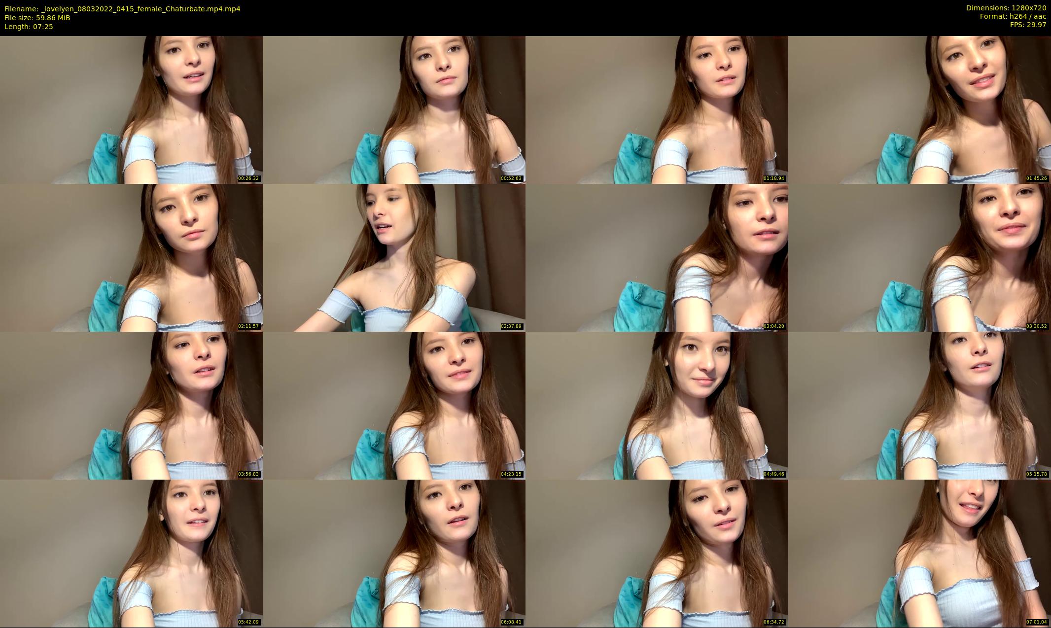 _lovelyen — 8 minute Chaturbate female cam show recording, 720p, Mar 8, 2022