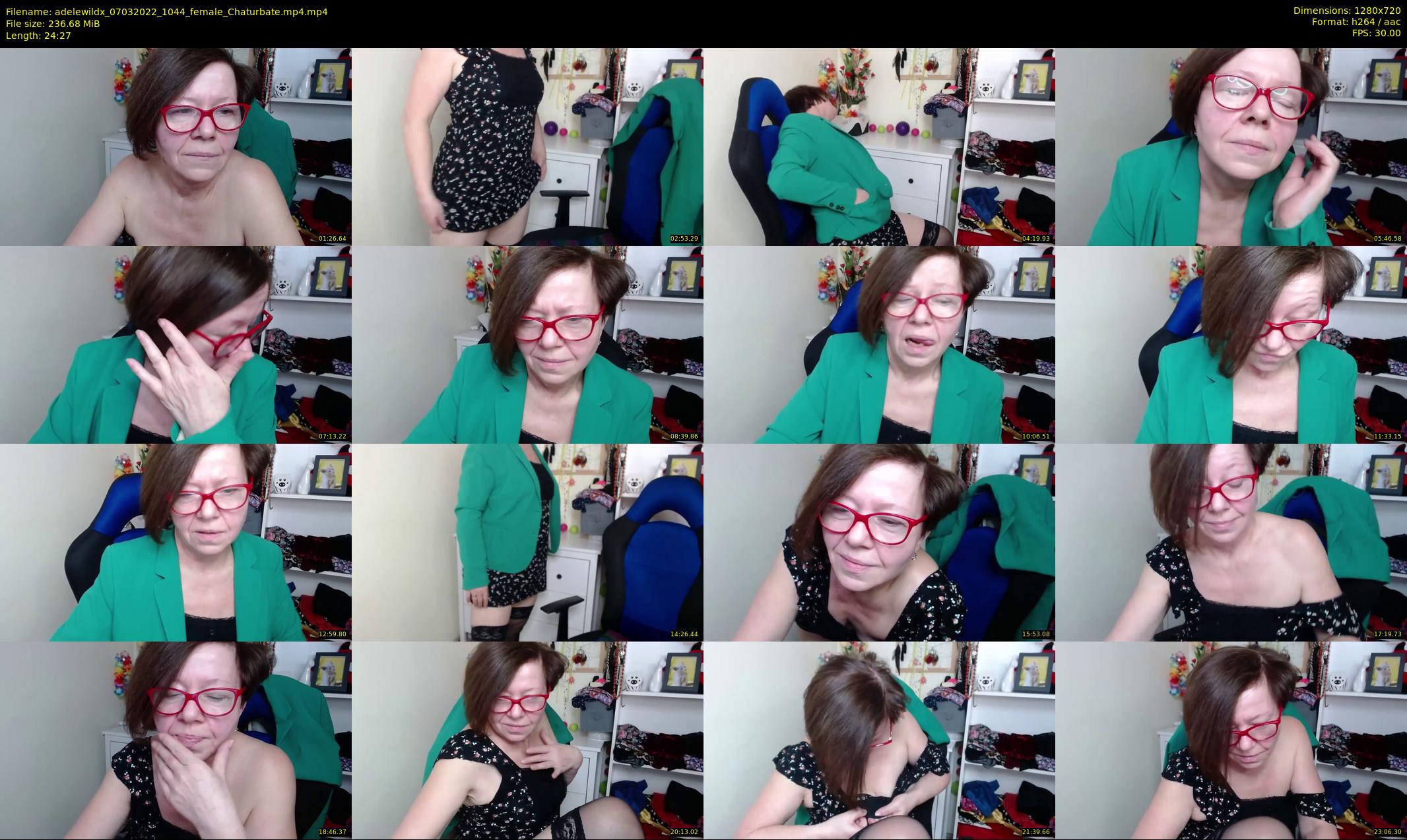 adelewildx — 25 minute Chaturbate female cam show recording, 720p, Mar 7, 2022