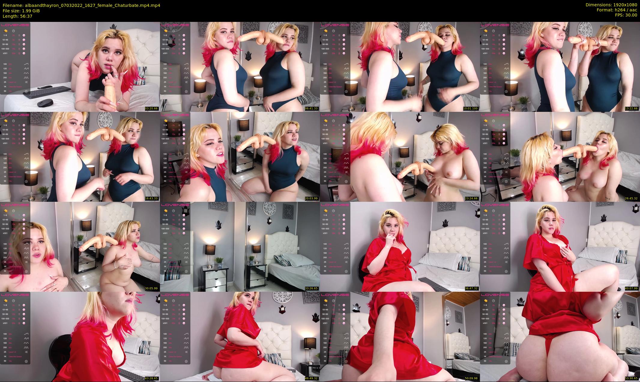 albaandthayron — 57 minute Chaturbate couple cam show recording, 1080p, Mar 7, 2022