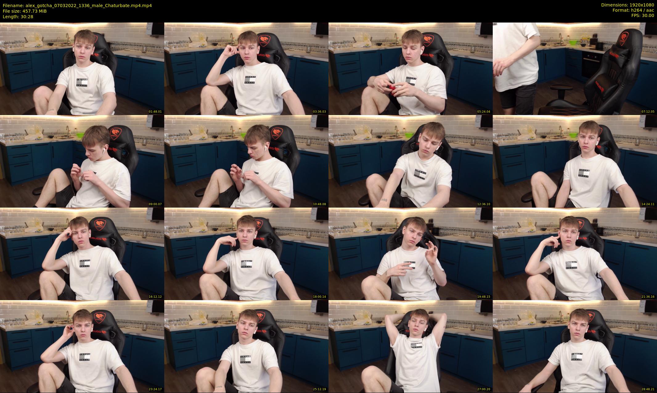 alex_gotcha — 31 minute Chaturbate male cam show recording, 1080p, Mar 7, 2022