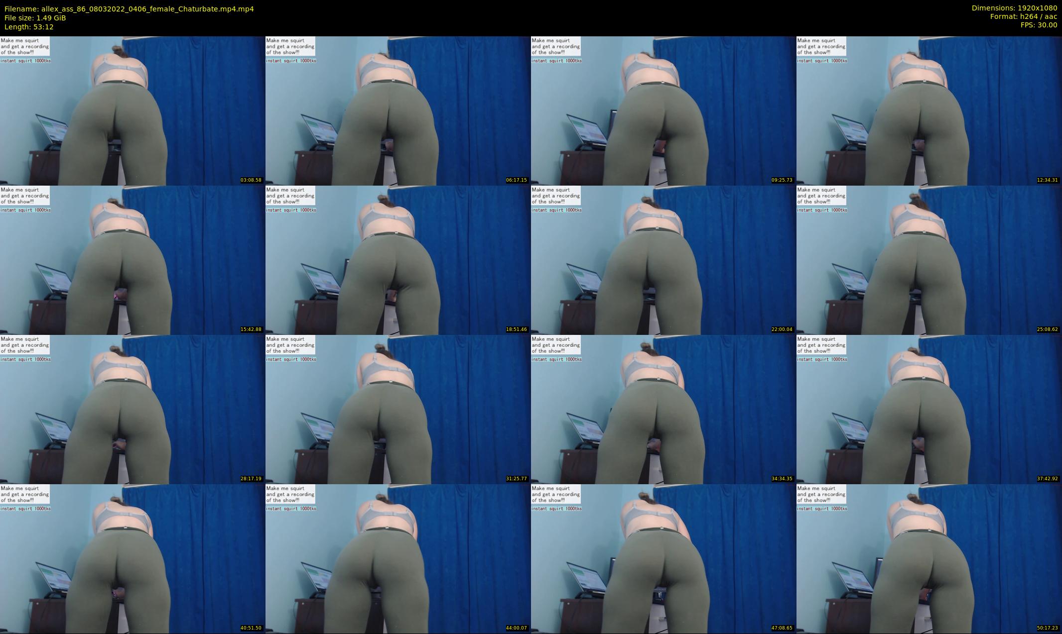 allex_ass_86 — 54 minute Chaturbate female cam show recording, 1080p, Mar 8, 2022