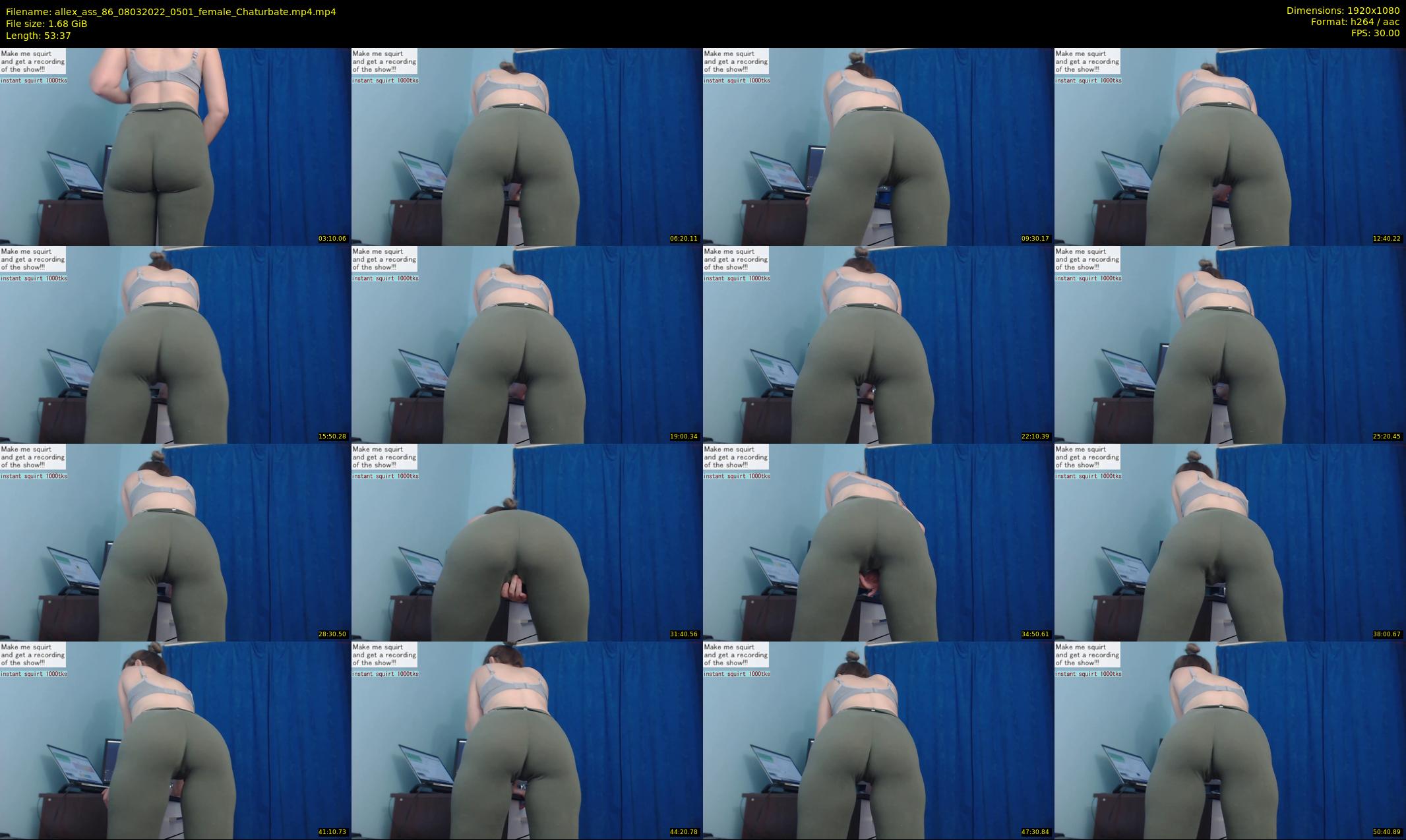 allex_ass_86 — 54 minute Chaturbate female cam show recording, 1080p, Mar 8, 2022