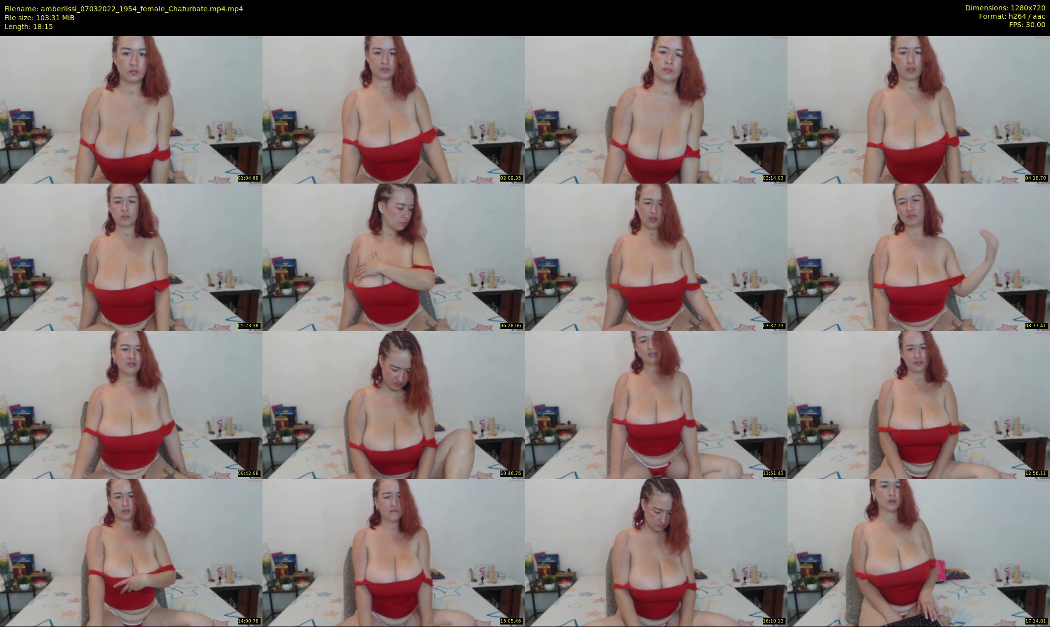 amberlissi — 19 minute Chaturbate female cam show recording, 720p, Mar 7, 2022