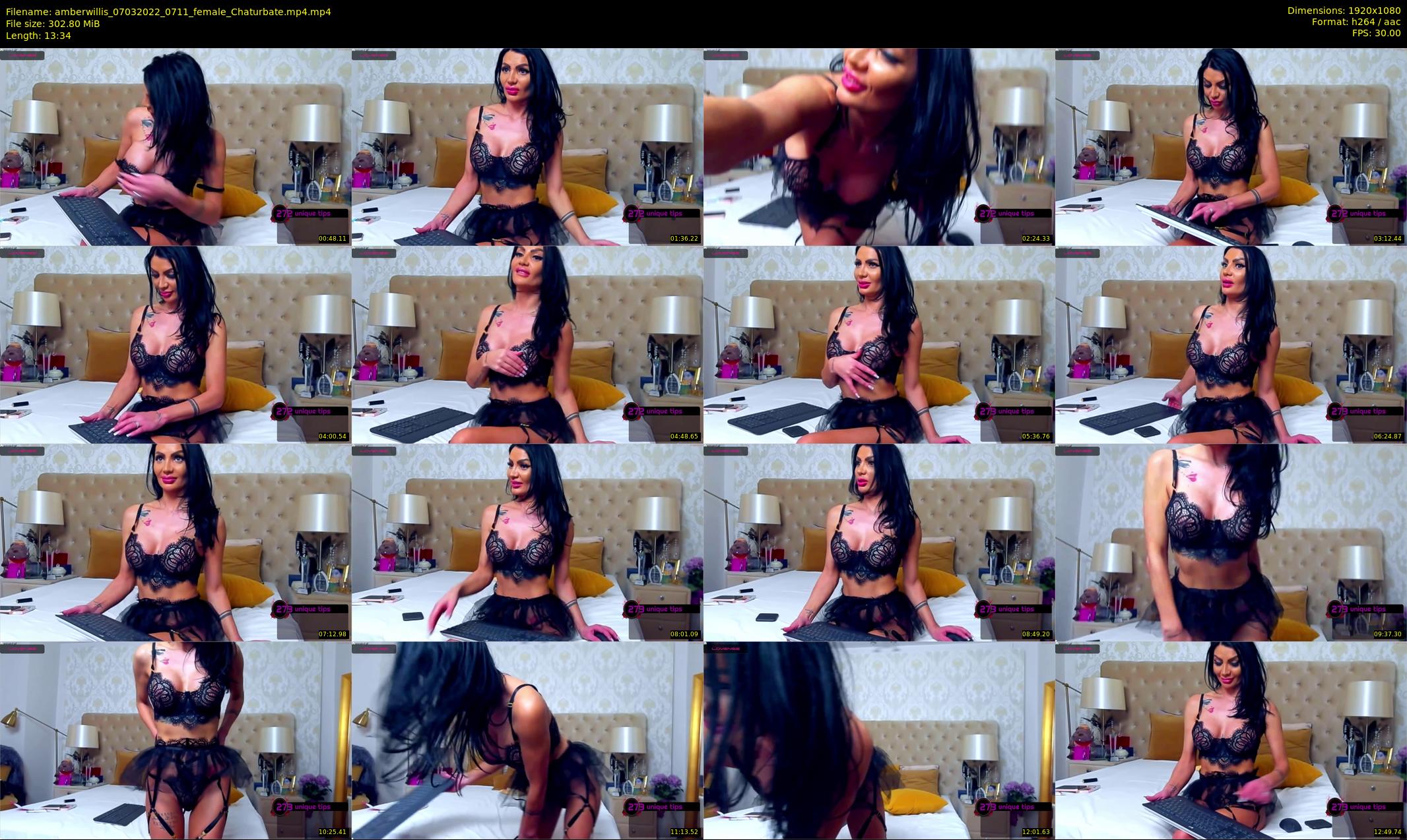 amberwillis — 14 minute Chaturbate female cam show recording, 1080p, Mar 7, 2022