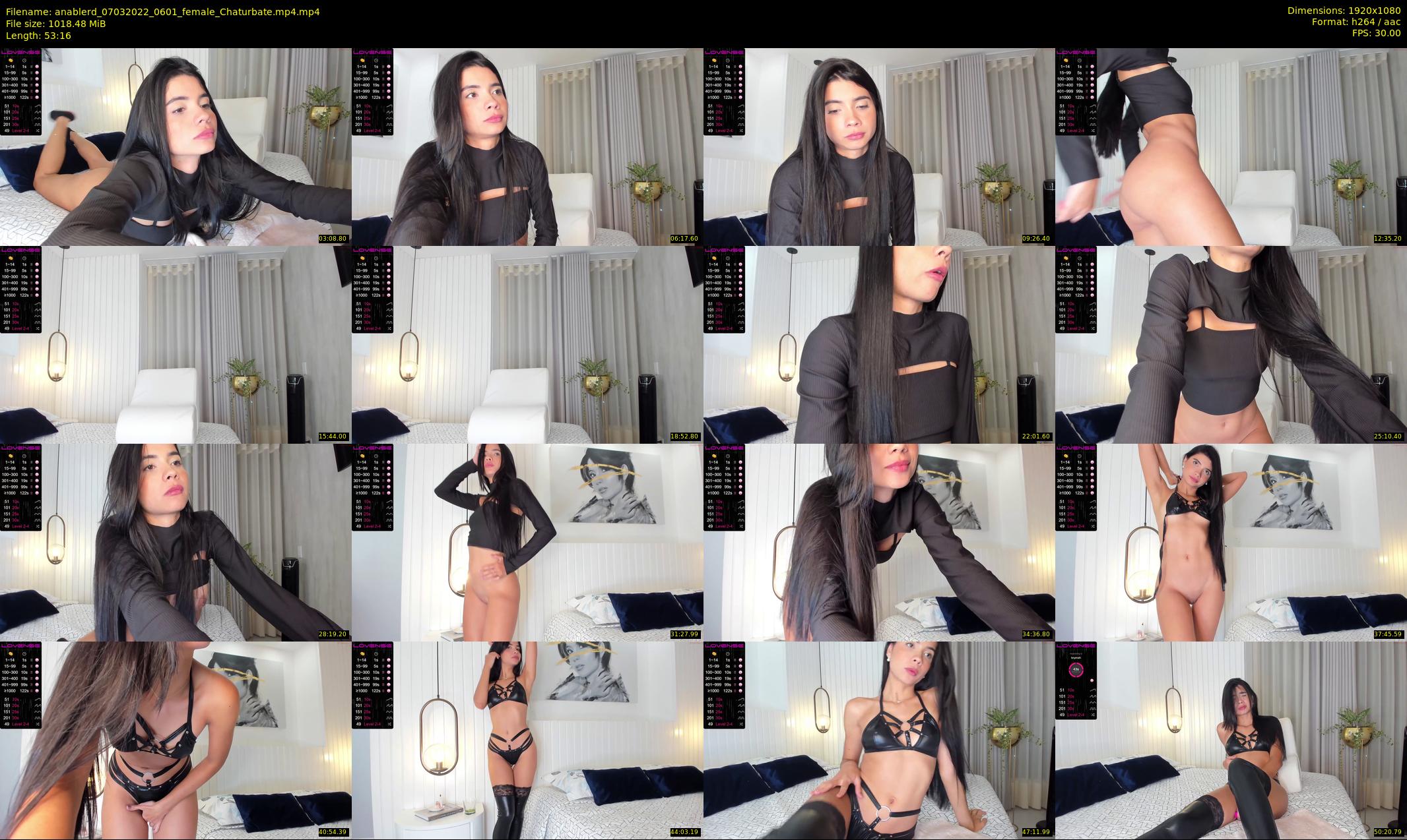 anablerd — 54 minute Chaturbate female cam show recording, 1080p, Mar 7, 2022