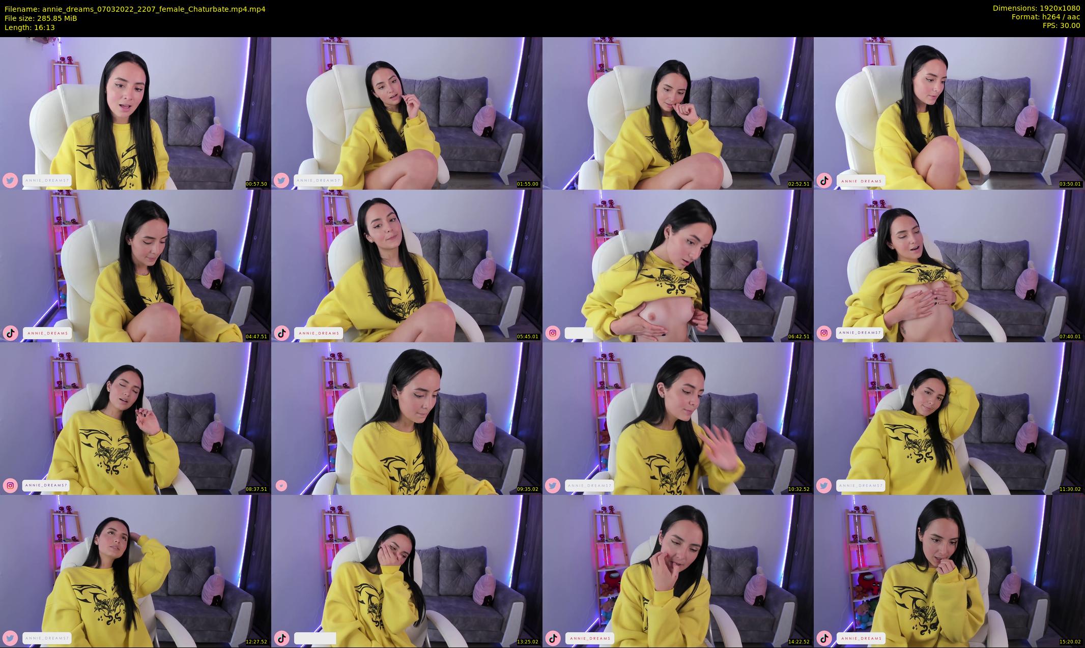 annie_dreams — 17 minute Chaturbate female cam show recording, 1080p, Mar 7, 2022