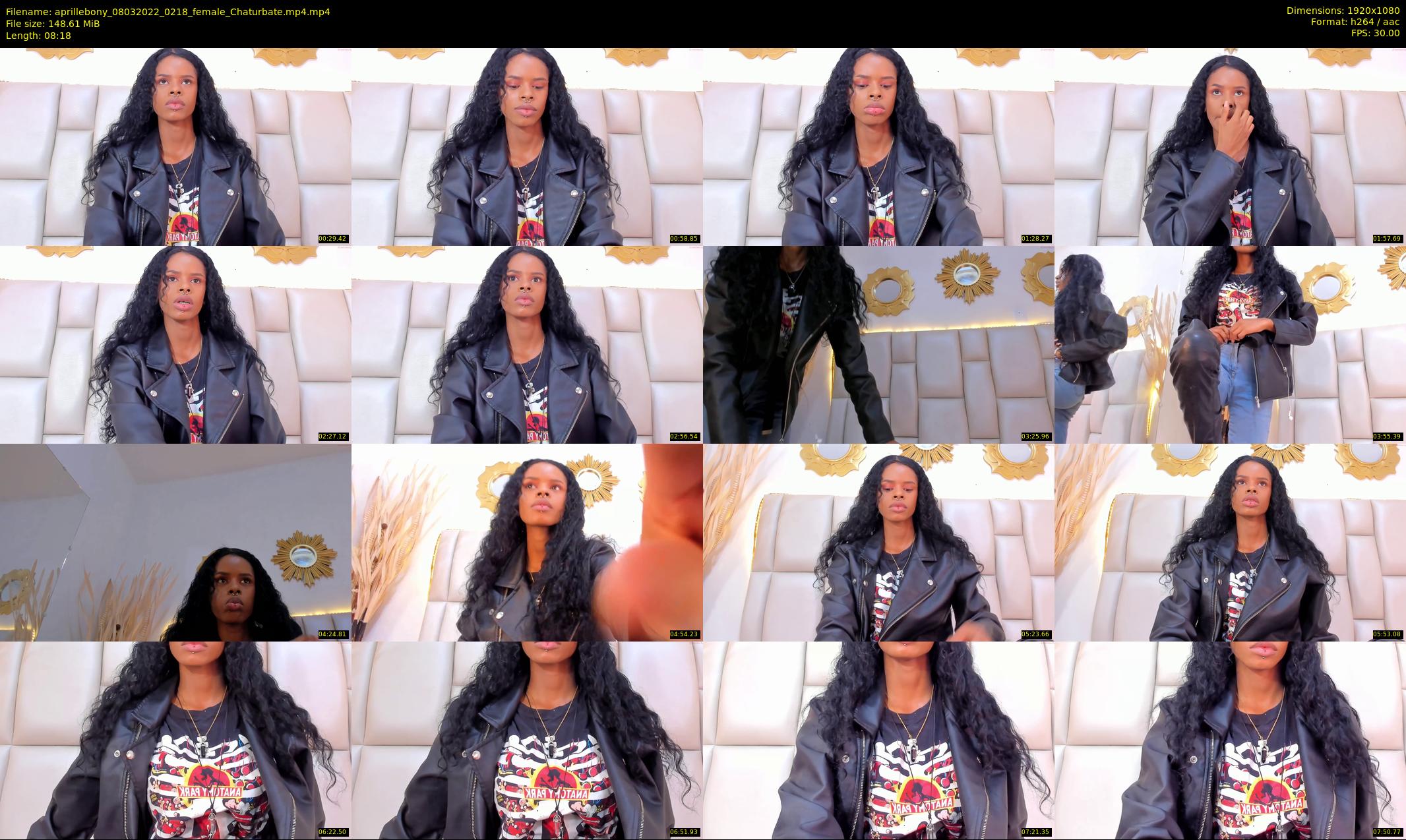 aprillebony — 9 minute Chaturbate female cam show recording, 1080p, Mar 8, 2022