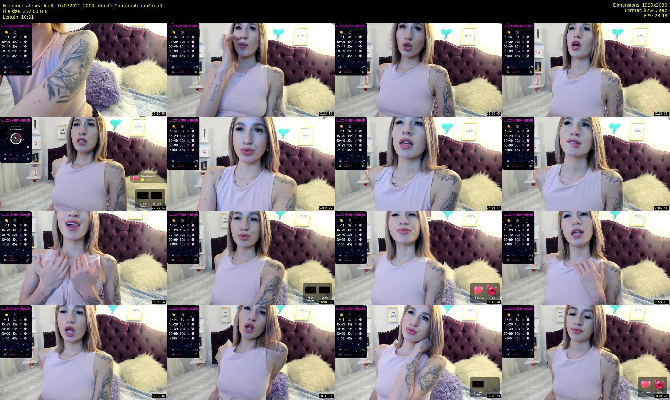atenea_klett_ — 11 minute Chaturbate female cam show recording, 1080p, Mar 7, 2022
