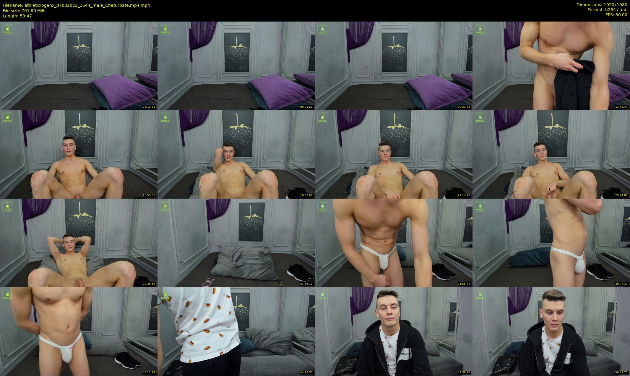 athleticloganx — 54 minute Chaturbate male cam show recording, 1080p, Mar 7, 2022