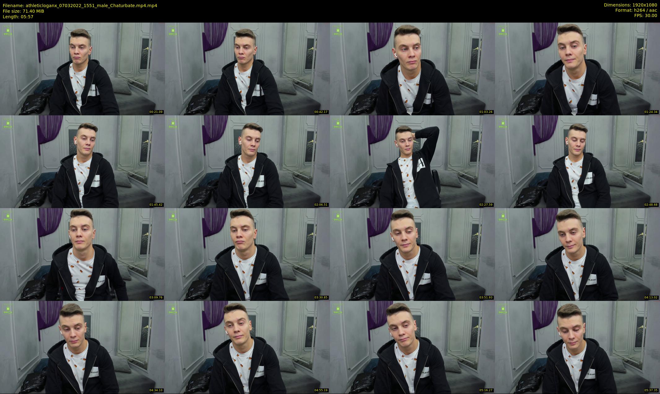 athleticloganx — 6 minute Chaturbate male cam show recording, 1080p, Mar 7, 2022