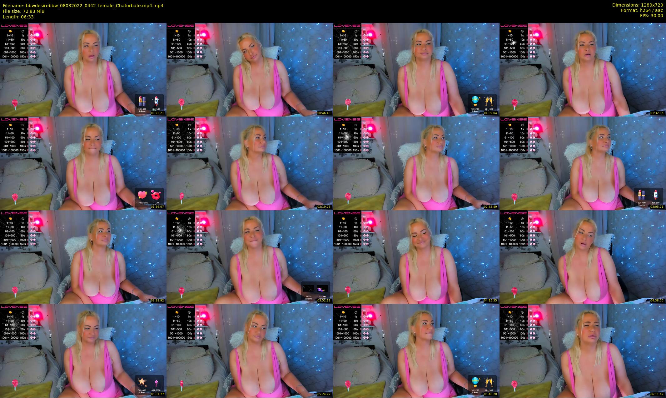 bbwdesirebbw — 7 minute Chaturbate female cam show recording, 720p, Mar 8, 2022