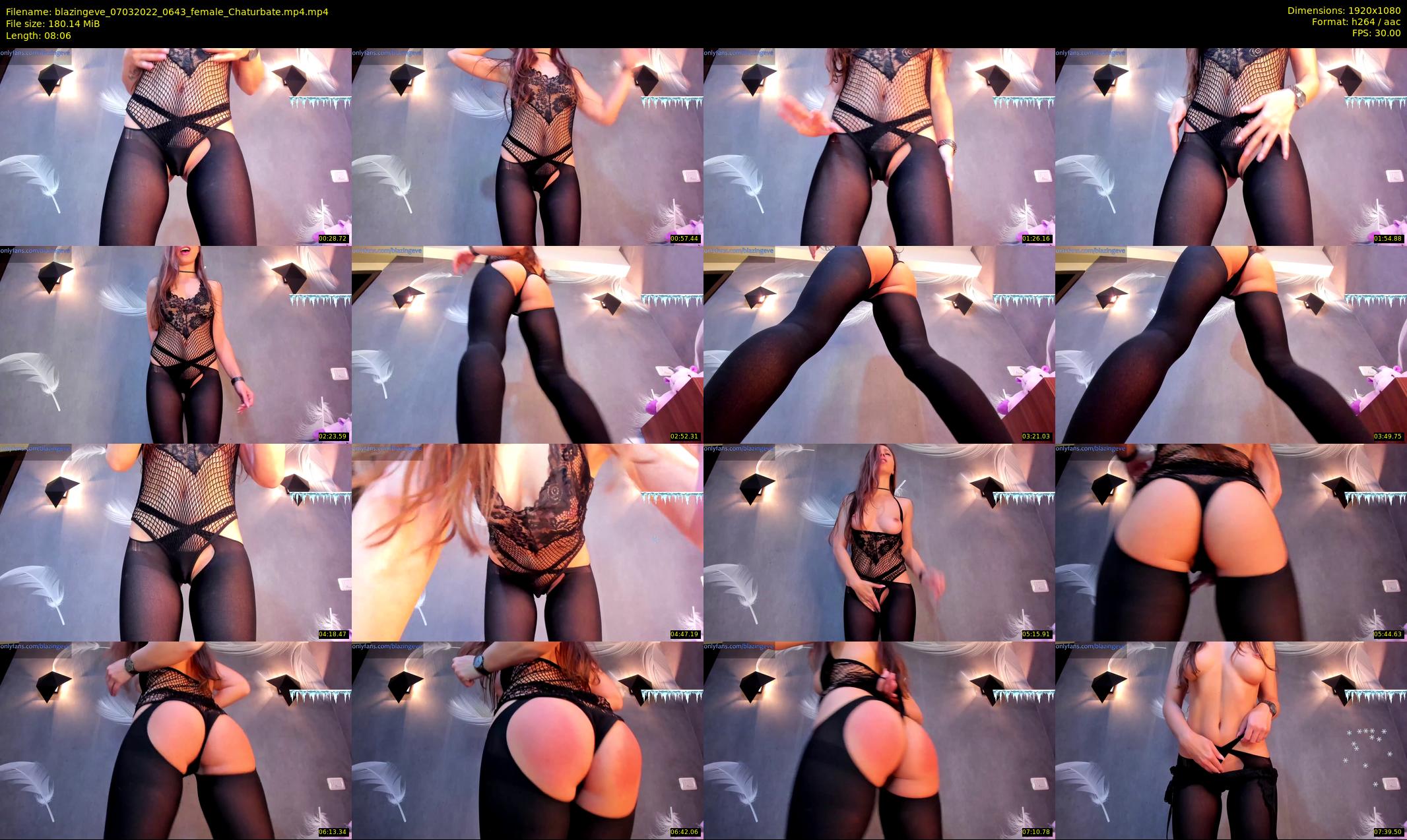 blazingeve — 9 minute Chaturbate female cam show recording, 1080p, Mar 7, 2022