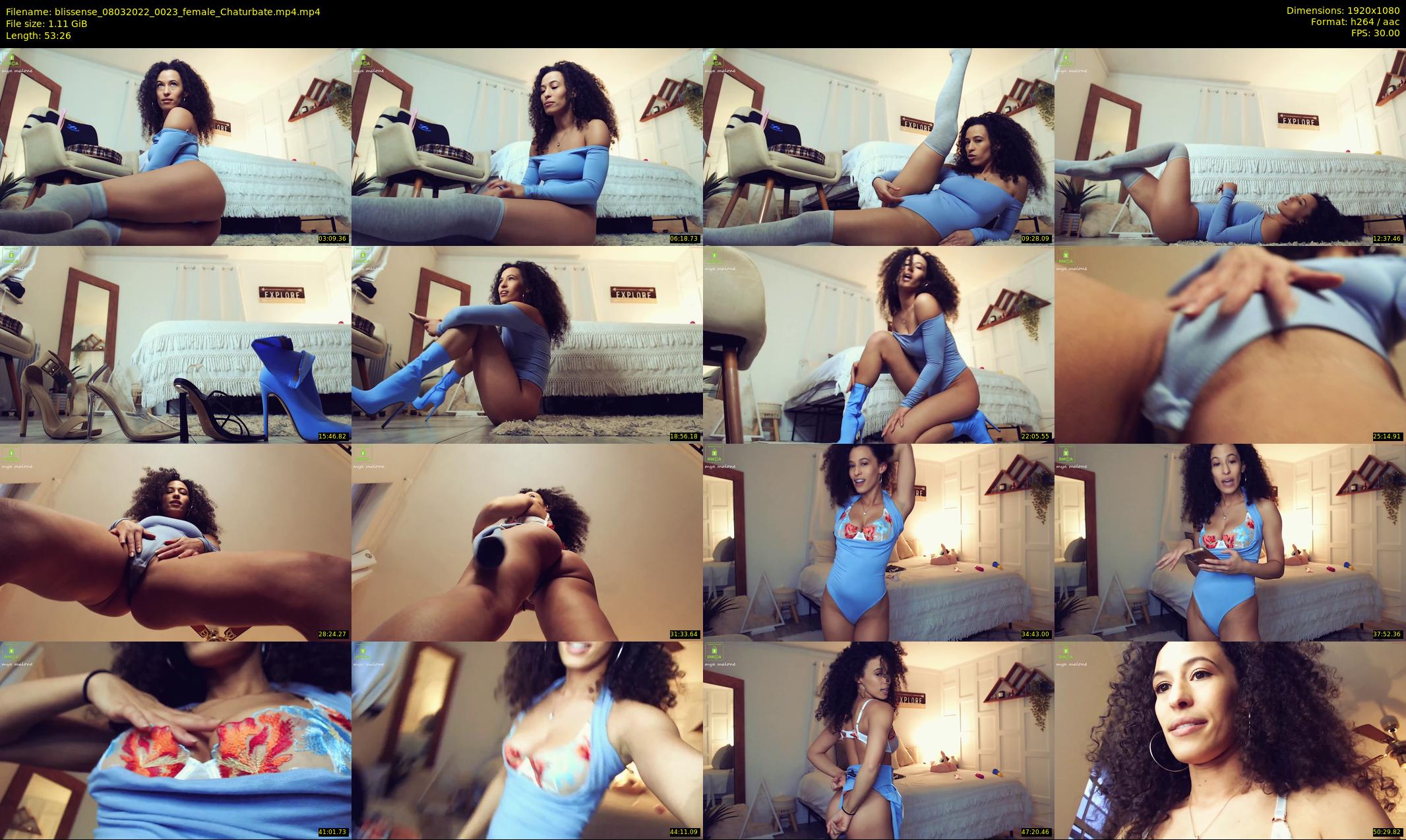 blissense — 54 minute Chaturbate female cam show recording, 1080p, Mar 8, 2022