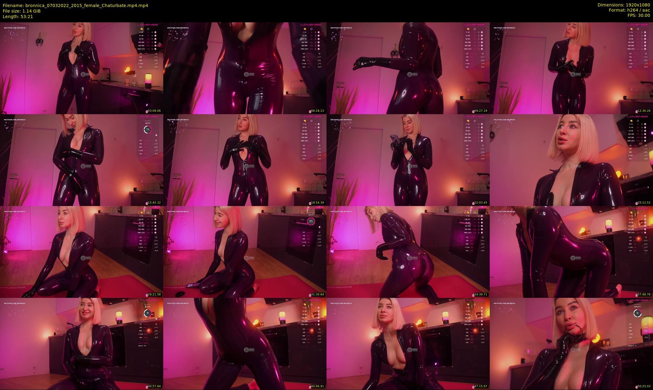 bronnica — 54 minute Chaturbate female cam show recording, 1080p, Mar 7, 2022