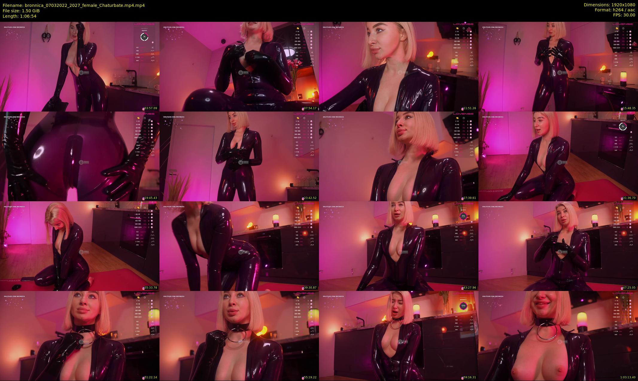 bronnica — 67 minute Chaturbate female cam show recording, 1080p, Mar 7, 2022