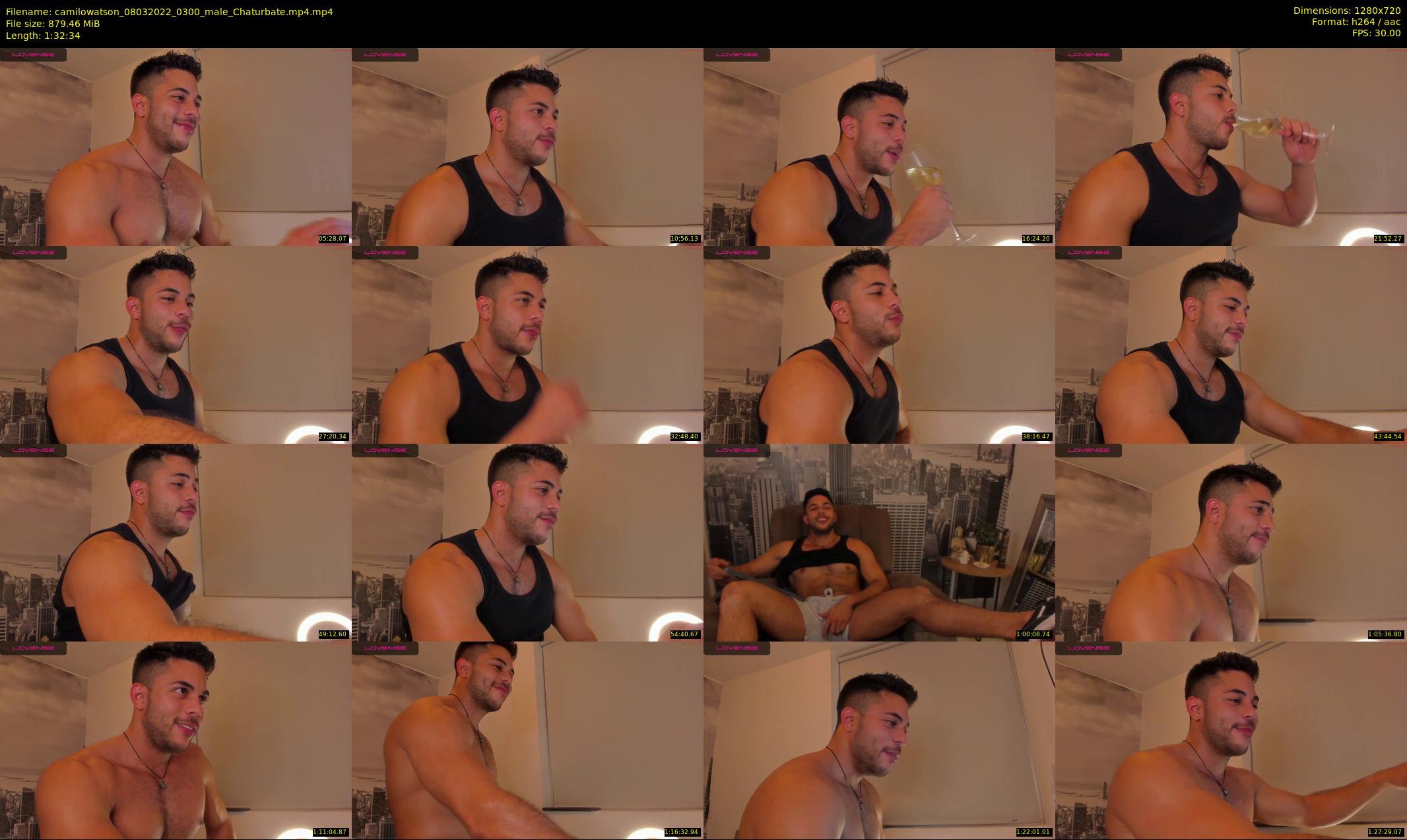 camilowatson — 93 minute Chaturbate male cam show recording, 720p, Mar 8, 2022