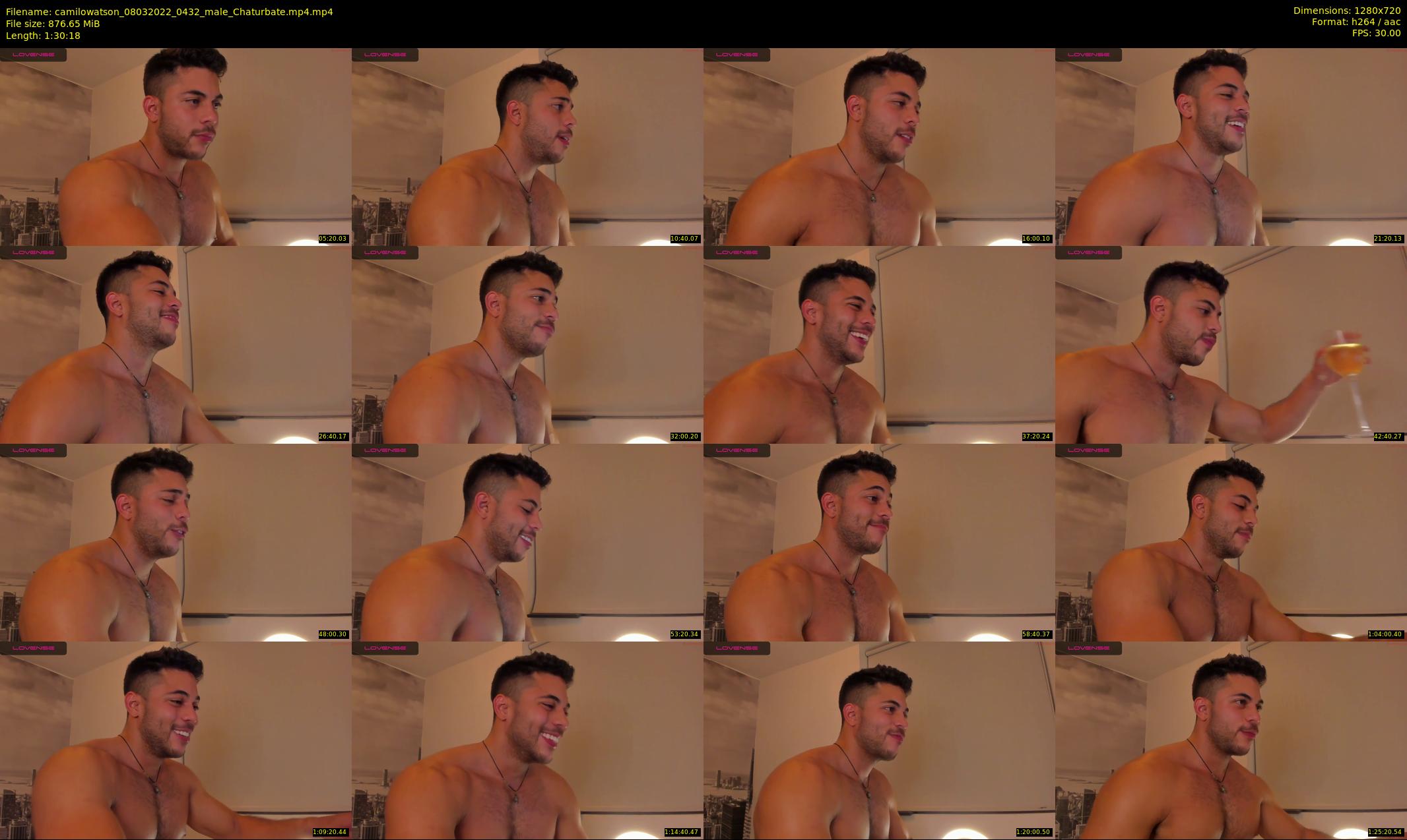 camilowatson — 91 minute Chaturbate male cam show recording, 720p, Mar 8, 2022