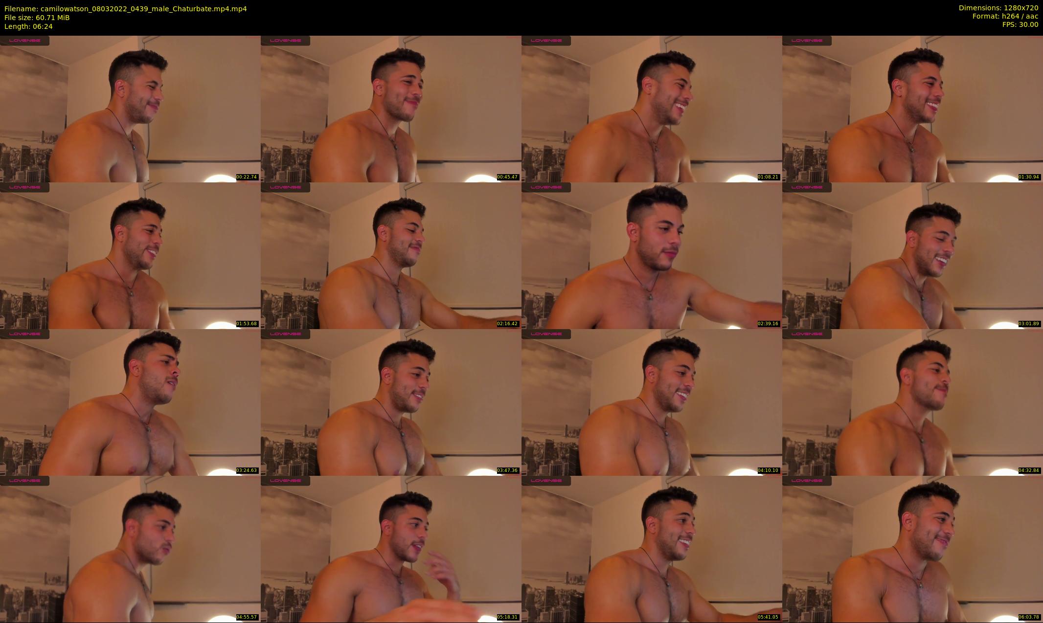 camilowatson — 7 minute Chaturbate male cam show recording, 720p, Mar 8, 2022
