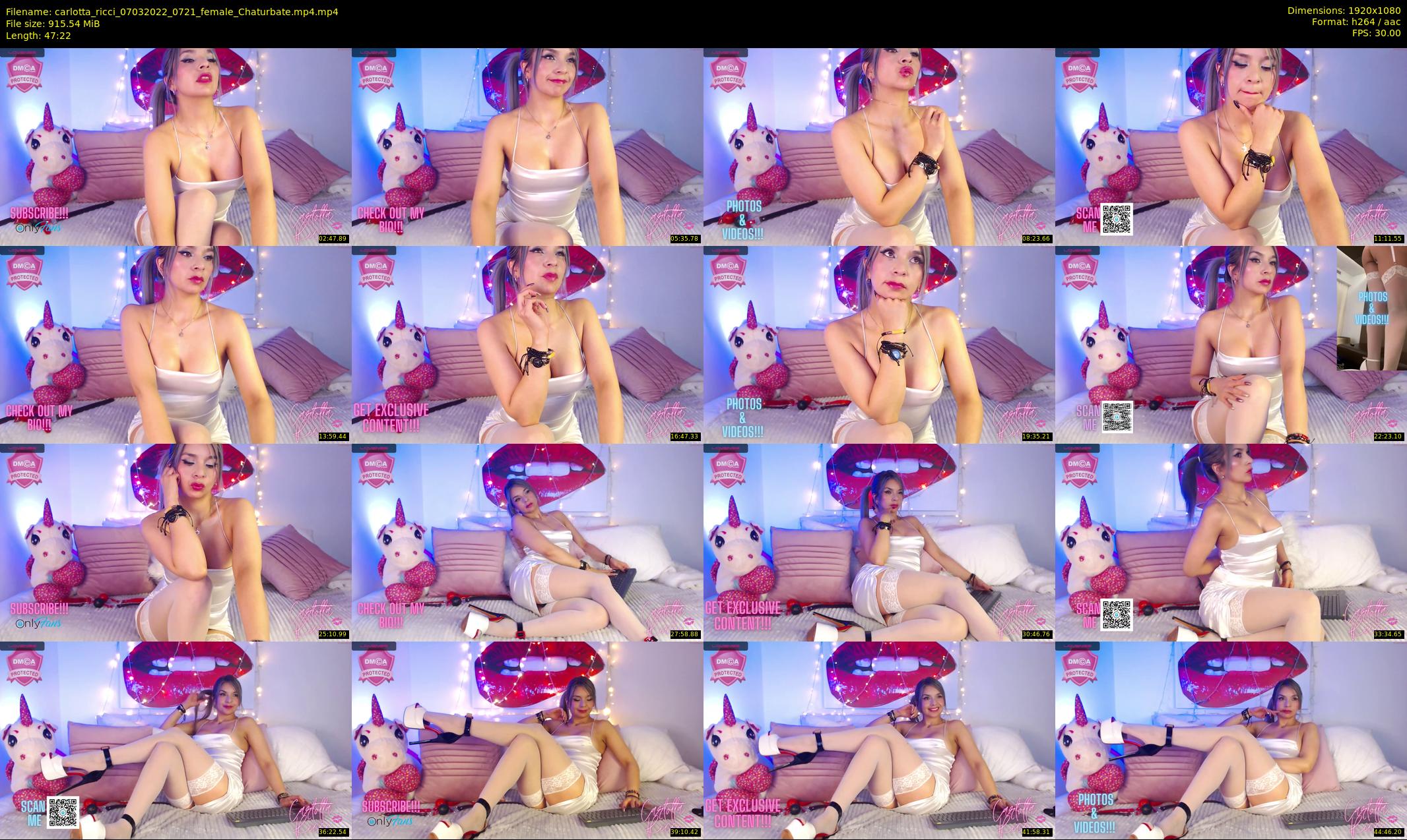 carlotta_ricci — 48 minute Chaturbate female cam show recording, 1080p, Mar 7, 2022