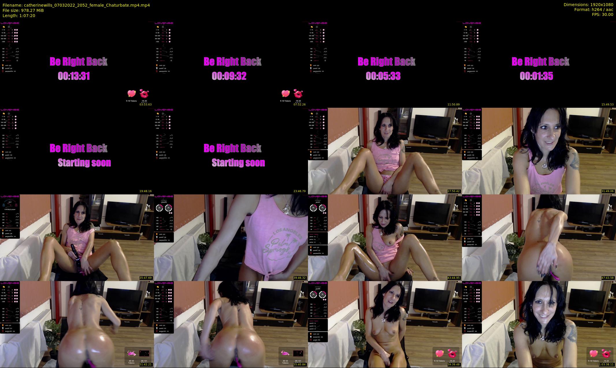 catherinewills — 68 minute Chaturbate female cam show recording, 1080p, Mar 7, 2022