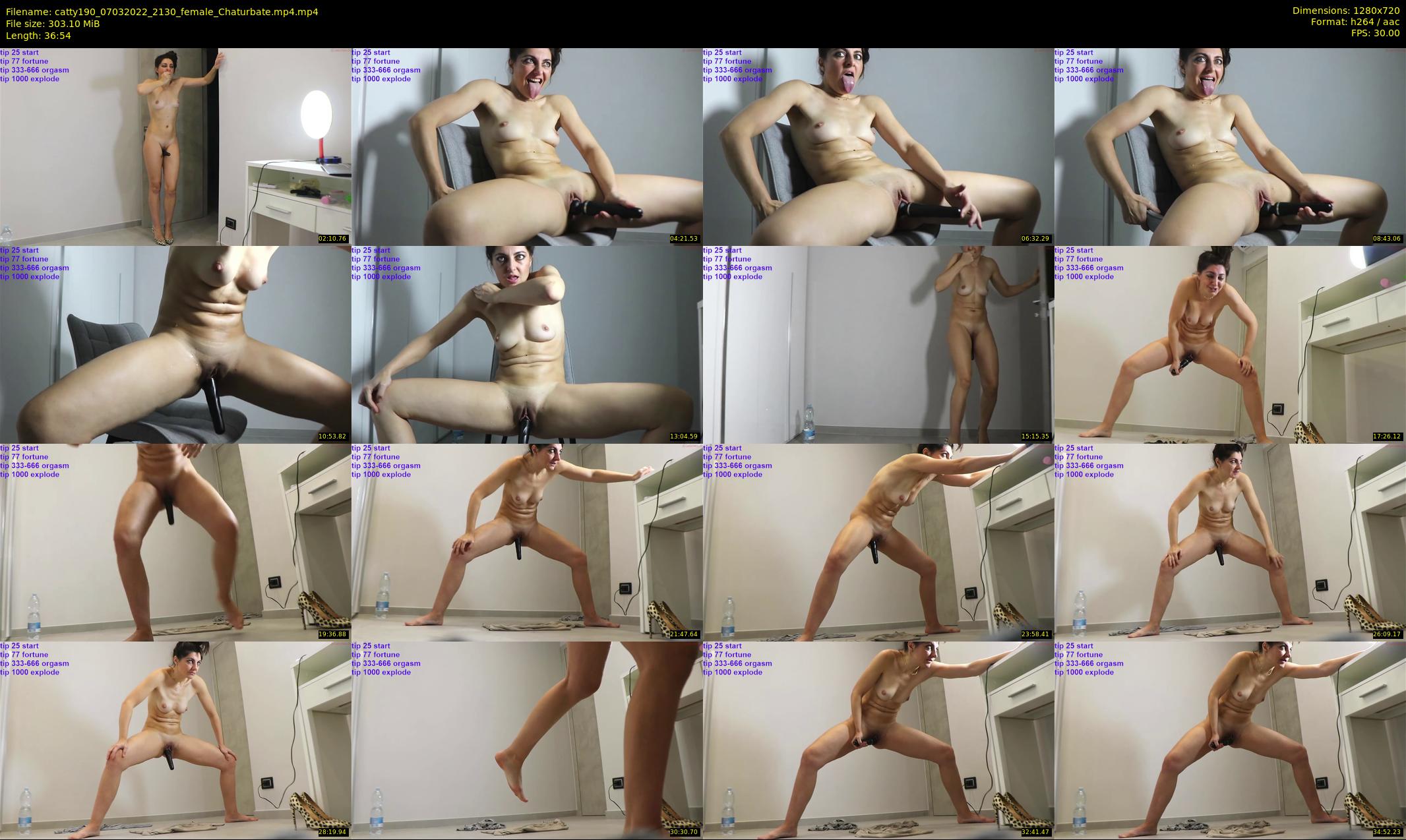 catty190 — 37 minute Chaturbate female cam show recording, 720p, Mar 7, 2022