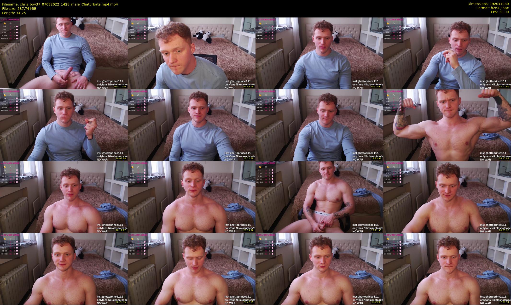 chris_boy37 — 35 minute Chaturbate male cam show recording, 1080p, Mar 7, 2022