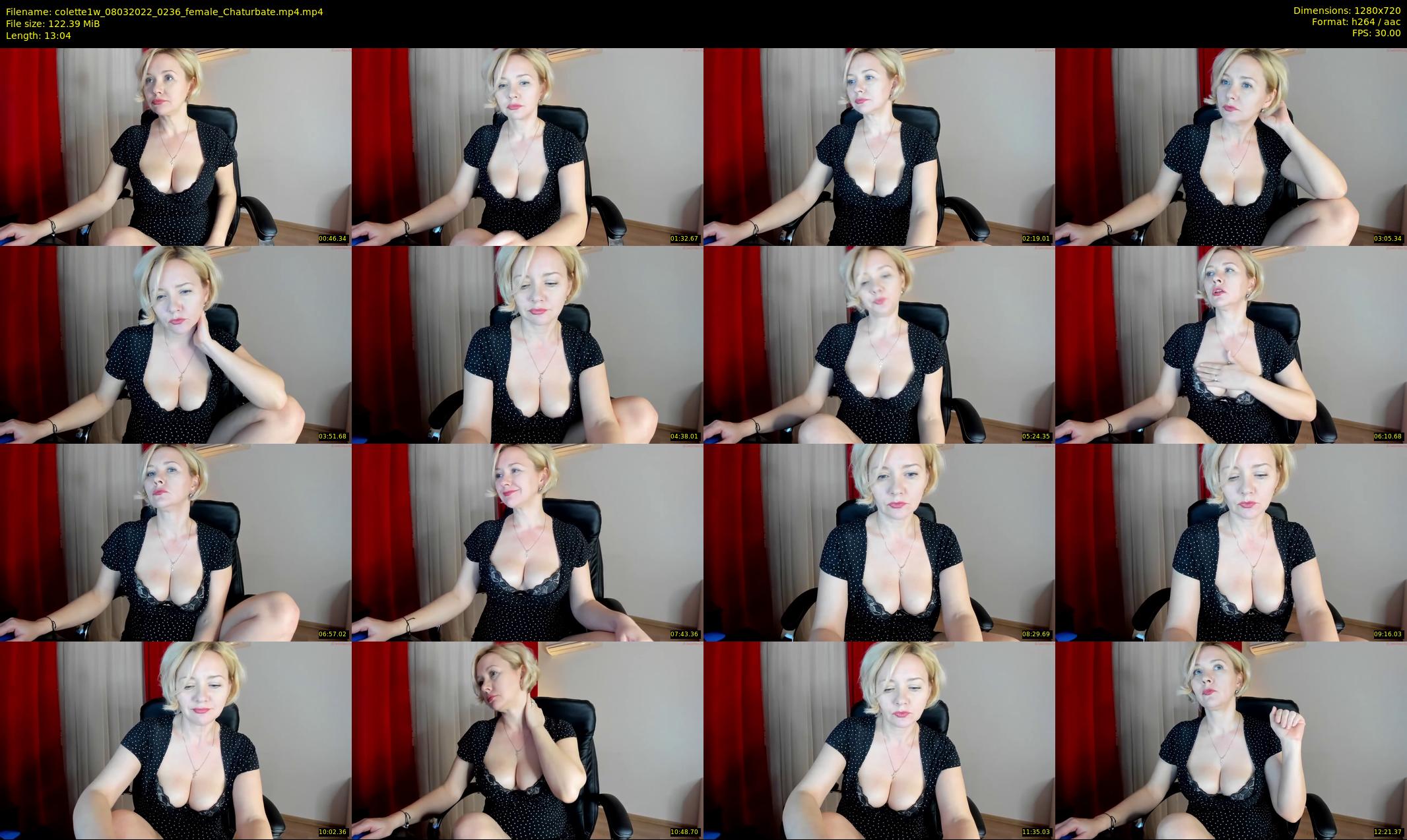 colette1w — 14 minute Chaturbate female cam show recording, 720p, Mar 8, 2022