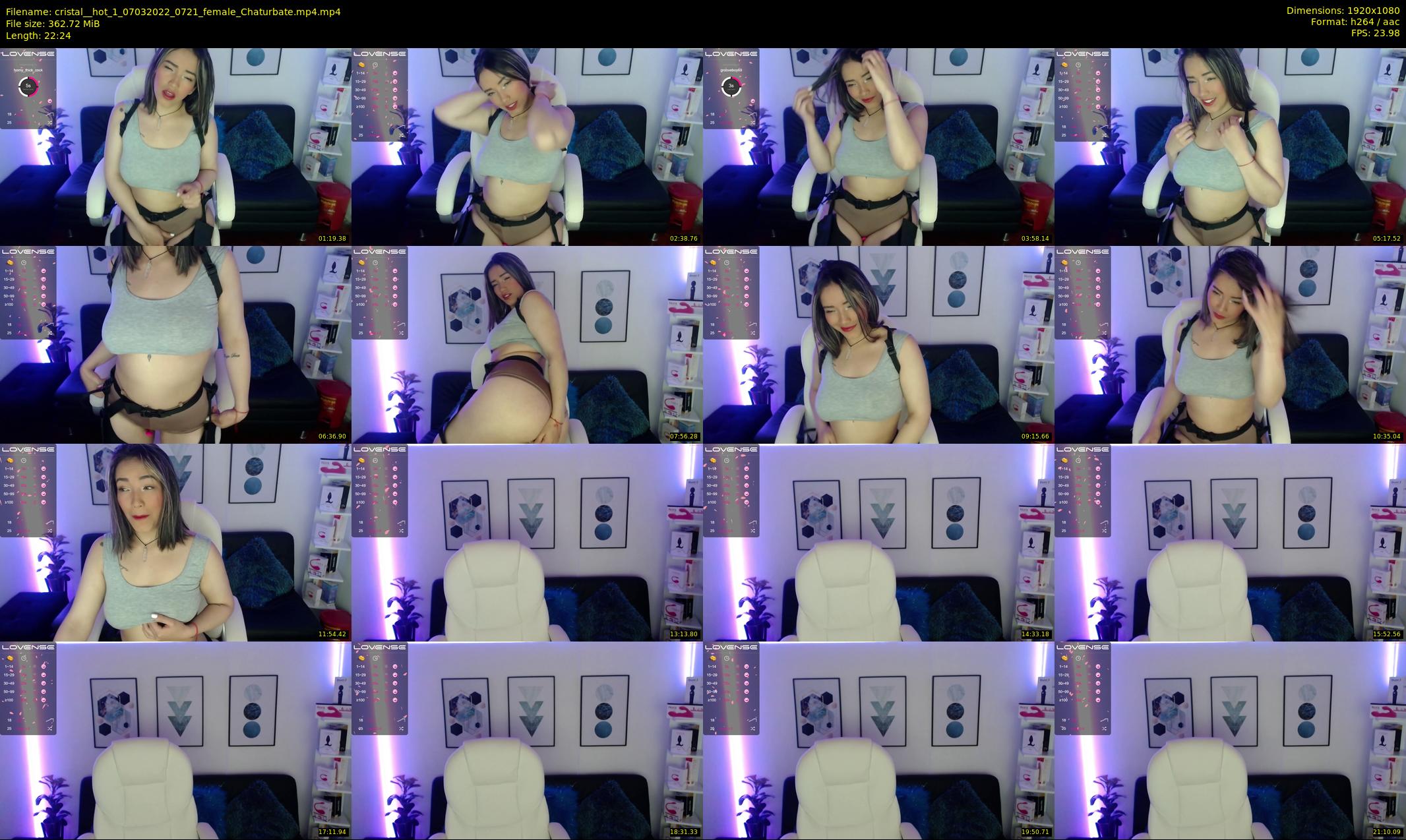 cristal__hot_1 — 23 minute Chaturbate female cam show recording, 1080p, Mar 7, 2022