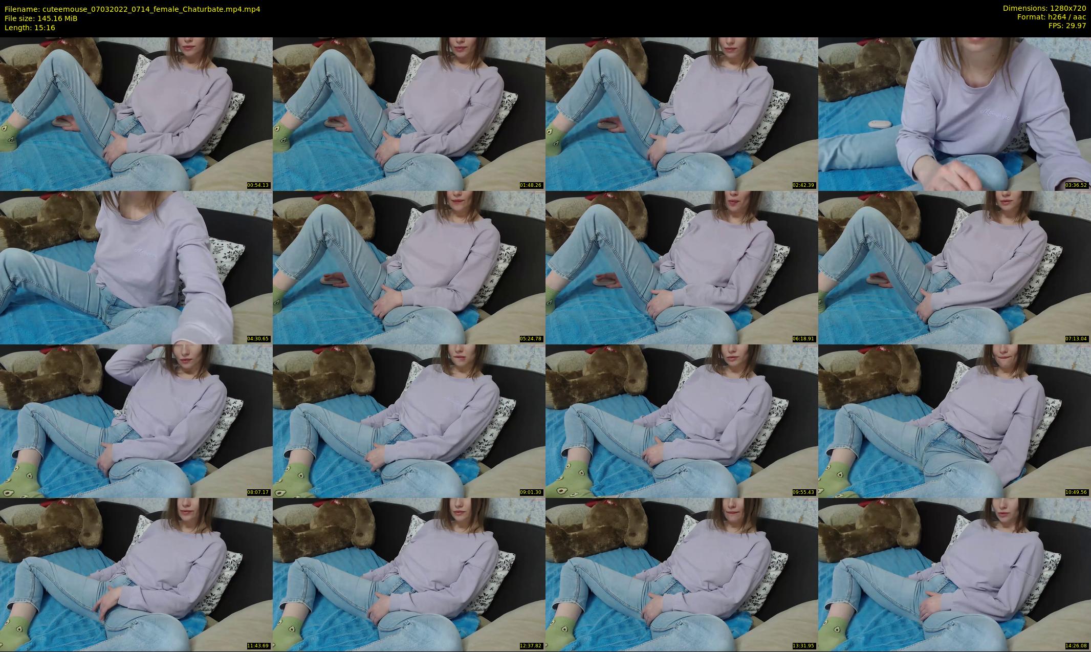 cuteemouse — 16 minute Chaturbate female cam show recording, 720p, Mar 7, 2022