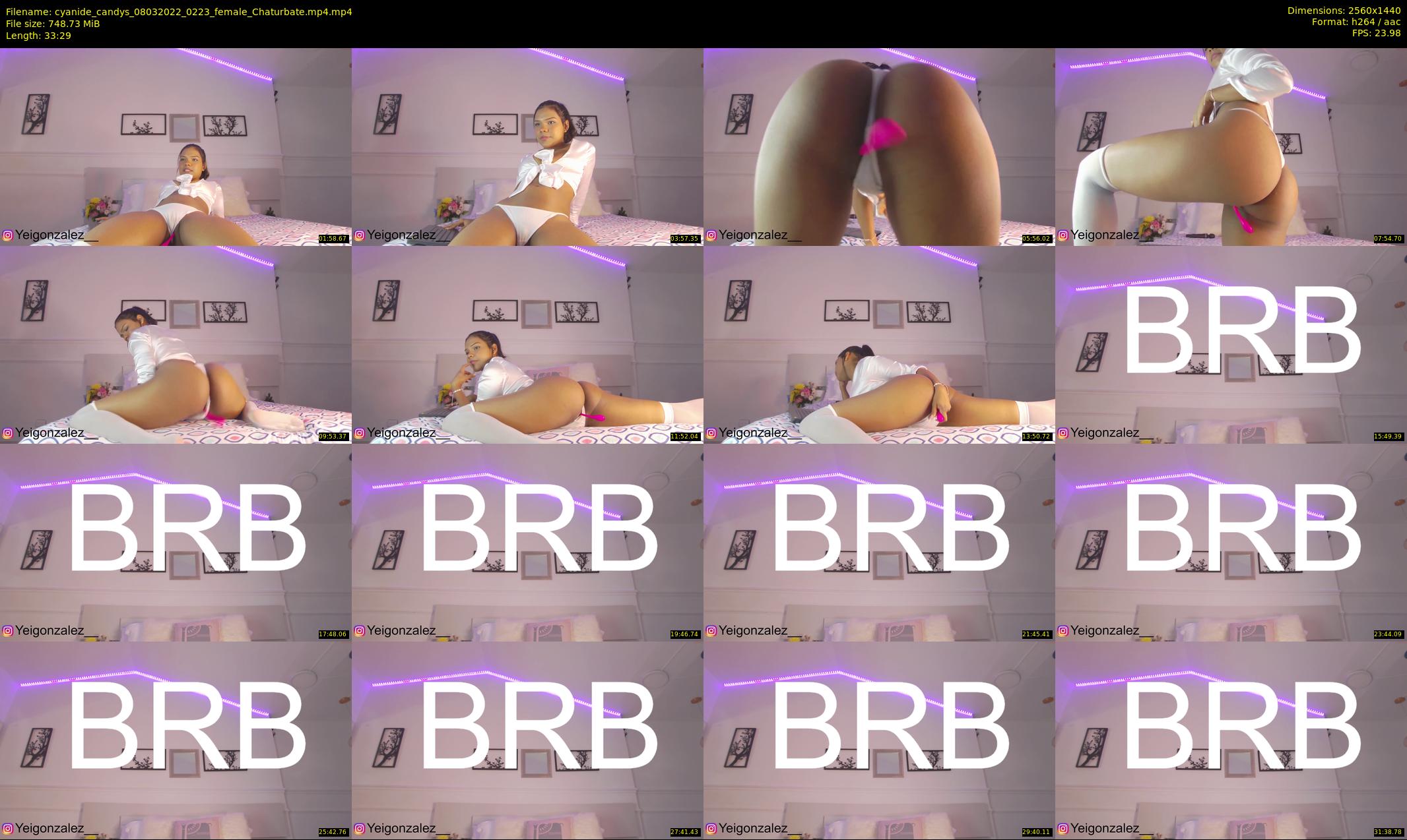 cyanide_candys — 34 minute Chaturbate female cam show recording, 1080p, Mar 8, 2022