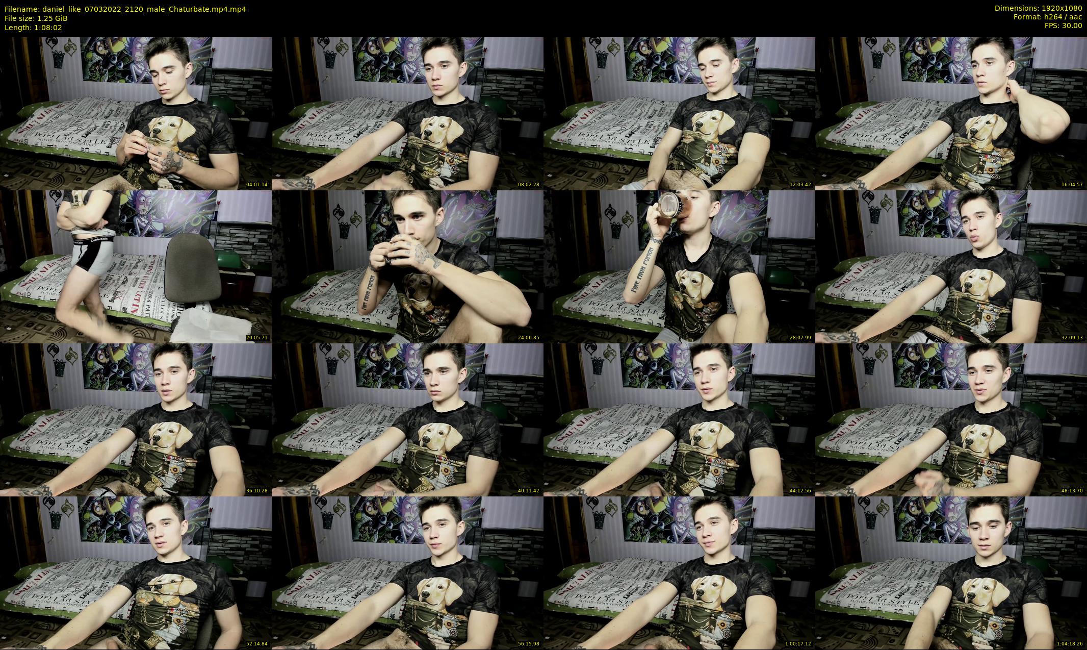 daniel_like — 69 minute Chaturbate male cam show recording, 1080p, Mar 7, 2022