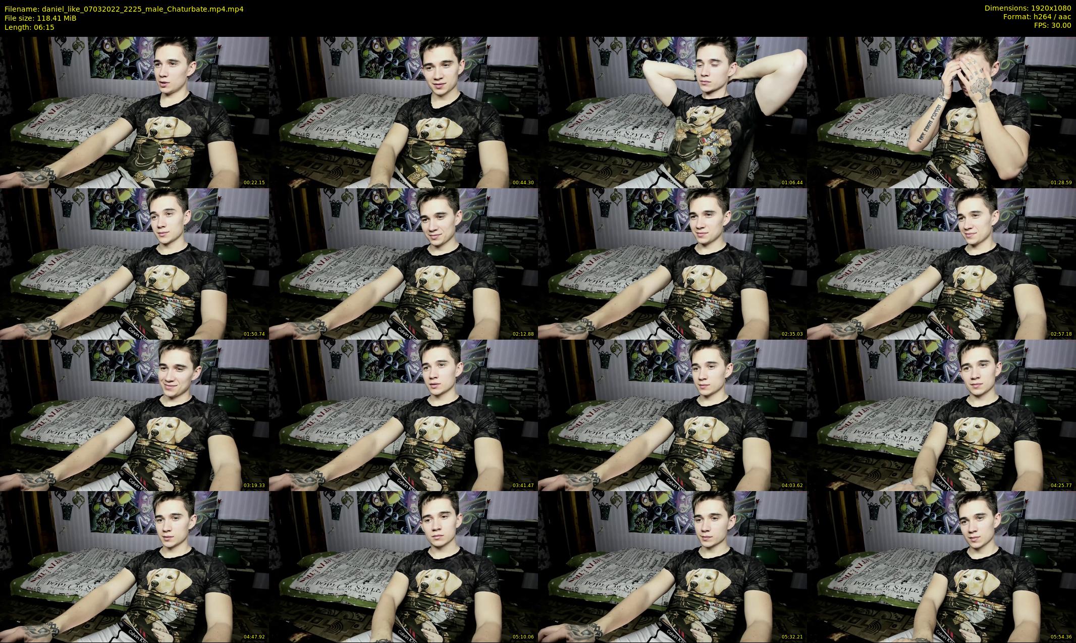 daniel_like — 7 minute Chaturbate male cam show recording, 1080p, Mar 7, 2022