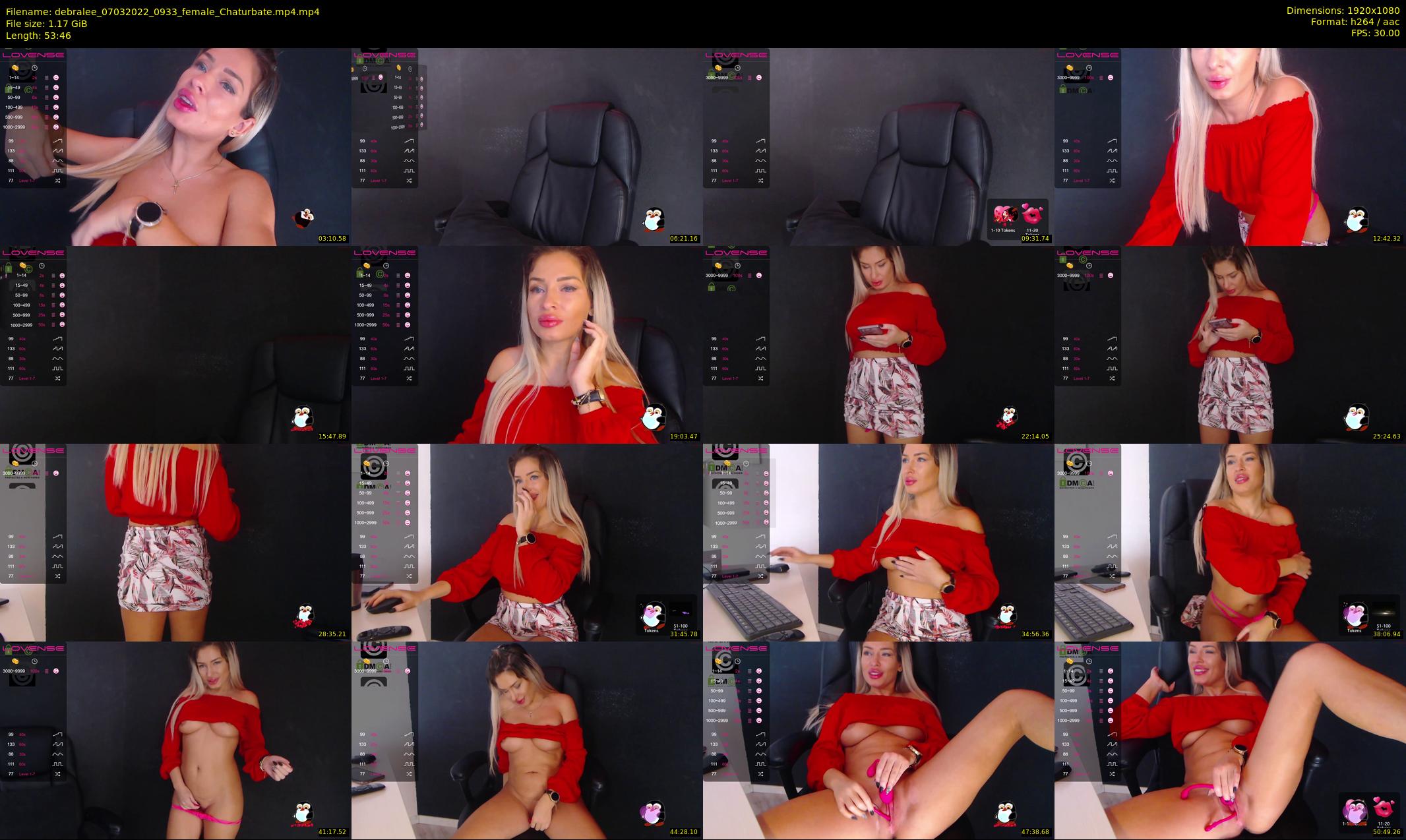 debralee — 54 minute Chaturbate female cam show recording, 1080p, Mar 7, 2022