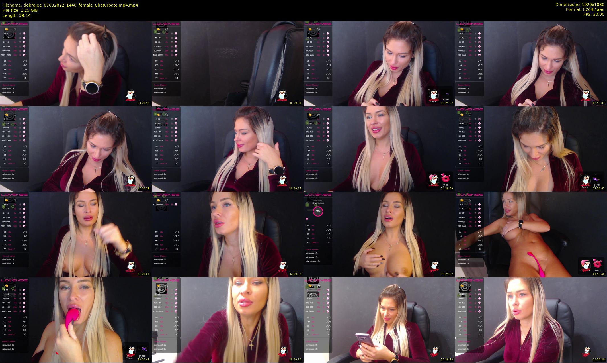 debralee — 60 minute Chaturbate female cam show recording, 1080p, Mar 7, 2022