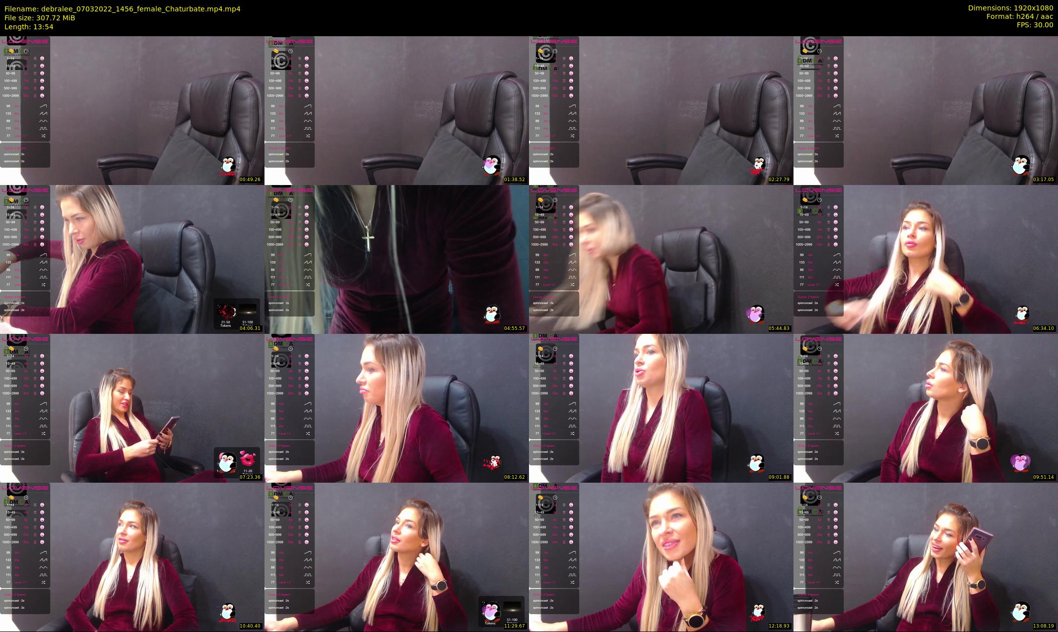 debralee — 14 minute Chaturbate female cam show recording, 1080p, Mar 7, 2022