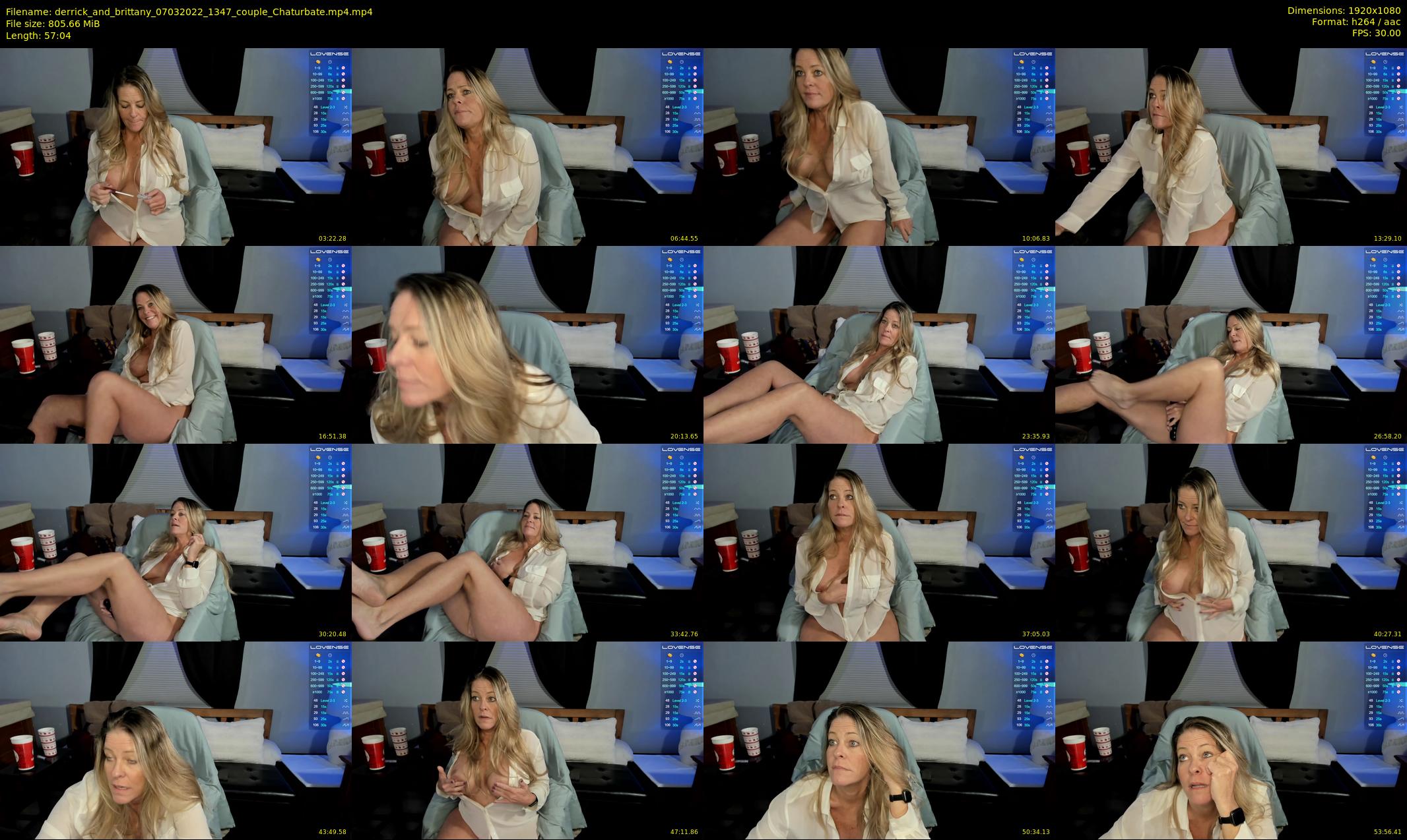 derrick_and_brittany — 58 minute Chaturbate couple cam show recording, 1080p, Mar 7, 2022