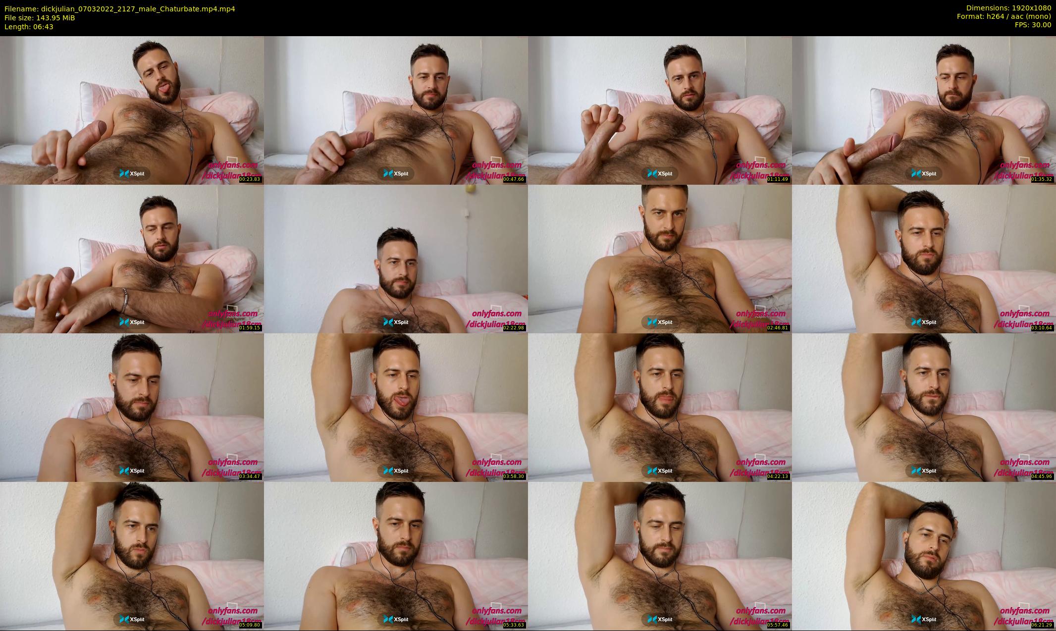 dickjulian — 7 minute Chaturbate male cam show recording, 1080p, Mar 7, 2022