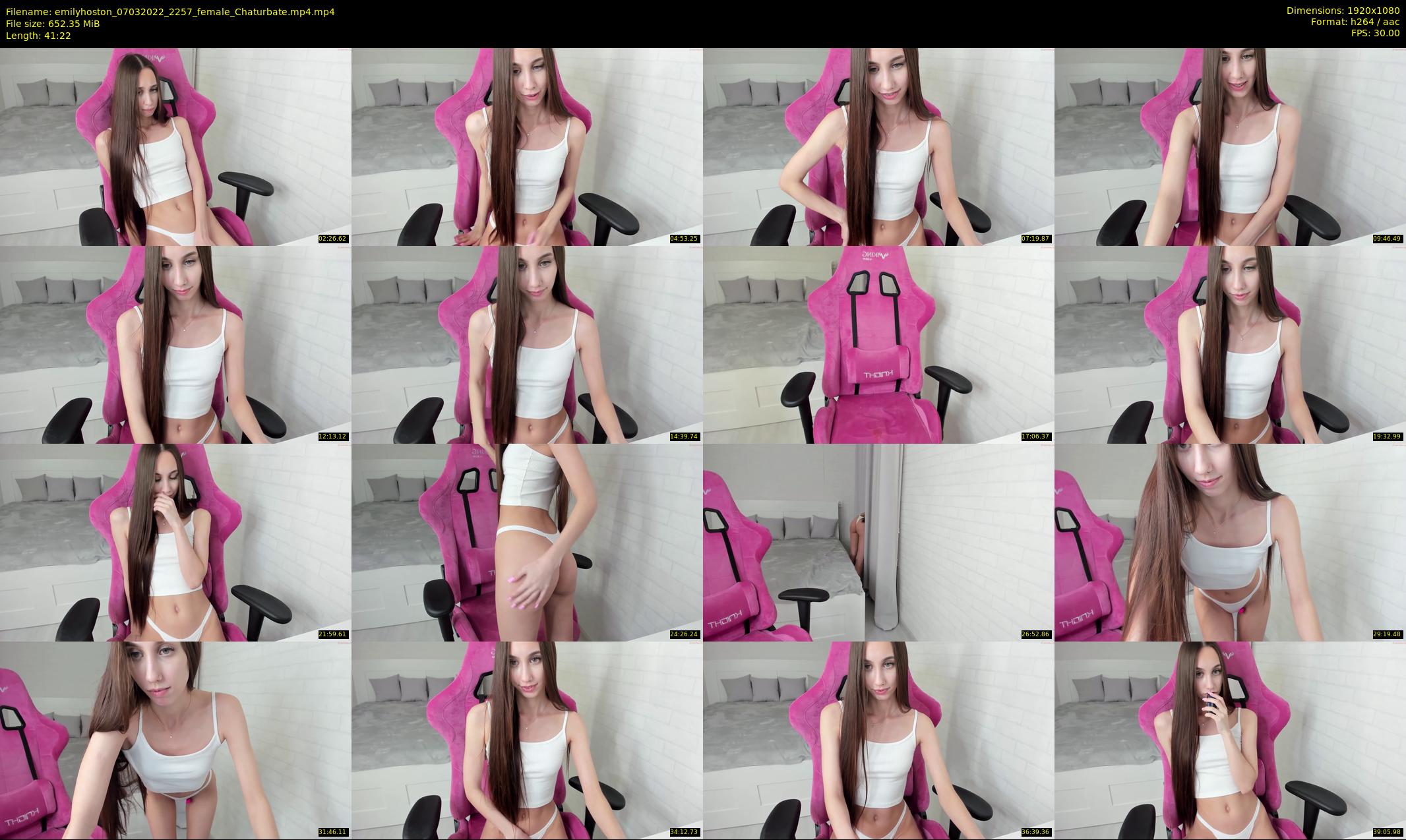 emilyhoston — 42 minute Chaturbate female cam show recording, 1080p, Mar 7, 2022