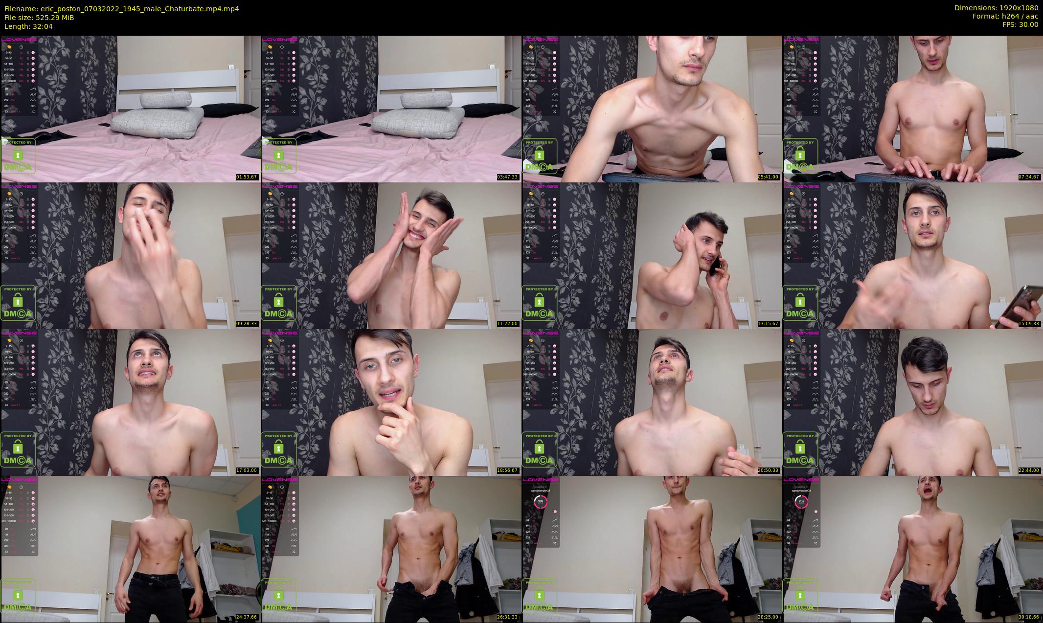 eric_poston — 33 minute Chaturbate male cam show recording, 1080p, Mar 7, 2022